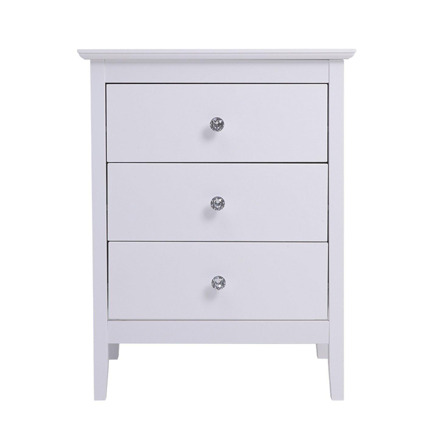 White - Kabinet UK - 3-Drawer Vertical Storage Cabinet - 2