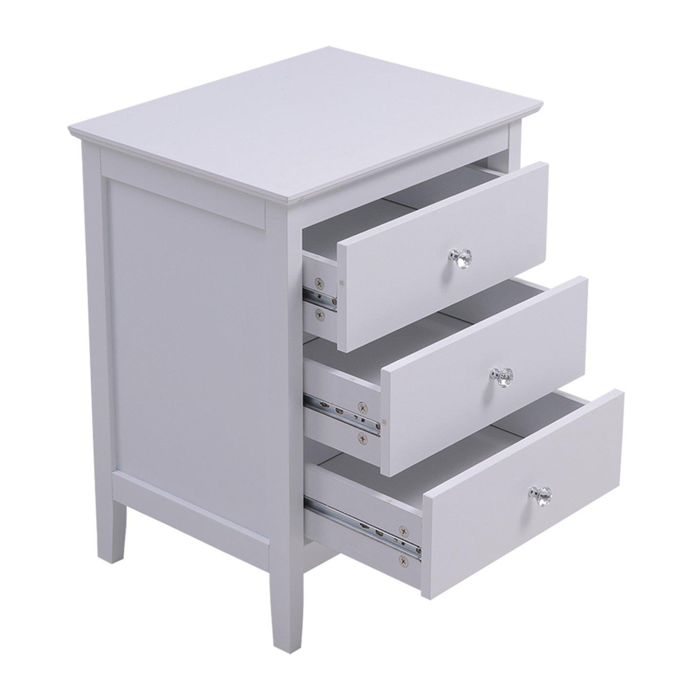 White - Kabinet UK - 3-Drawer Vertical Storage Cabinet - 3