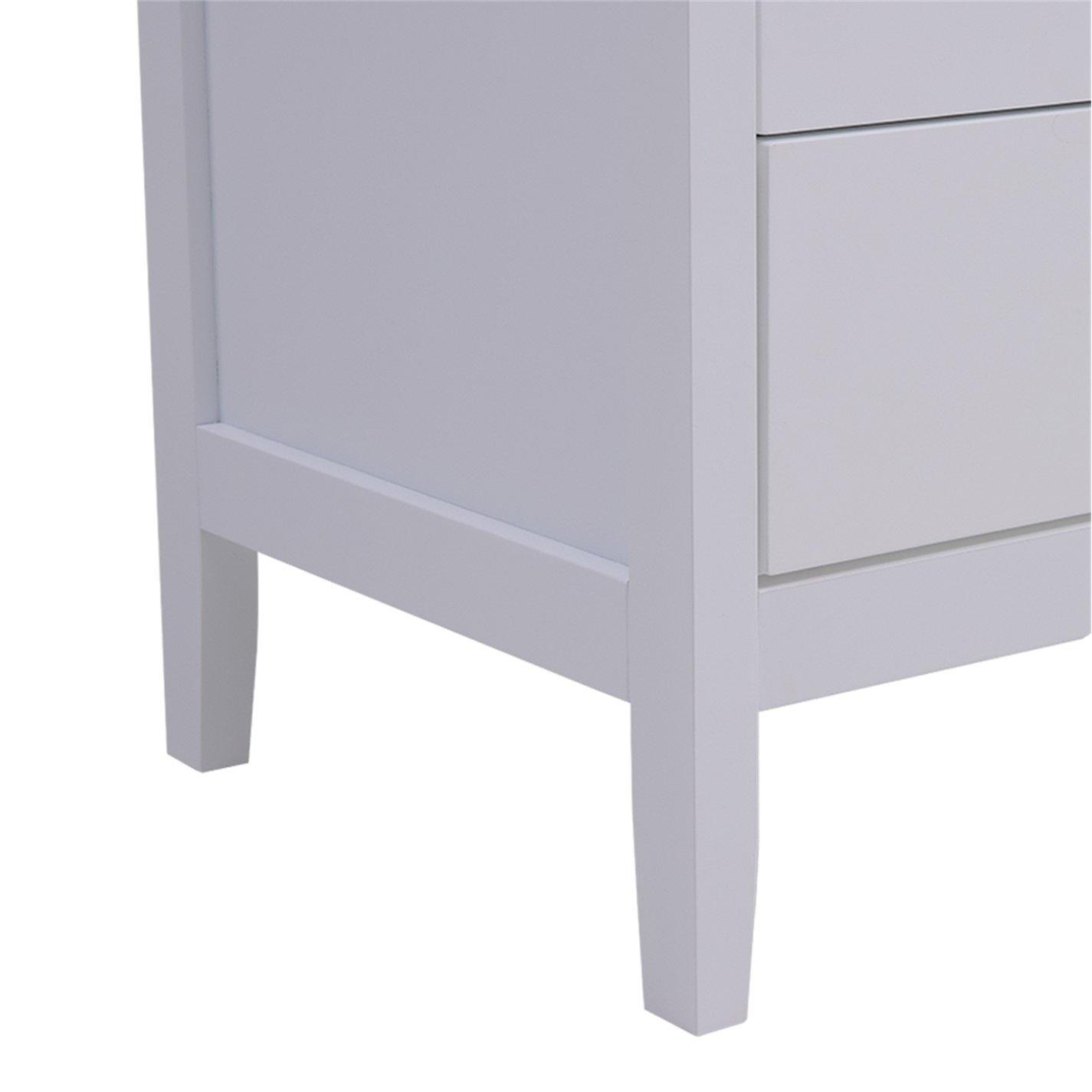 White - Kabinet UK - 3-Drawer Vertical Storage Cabinet - 6