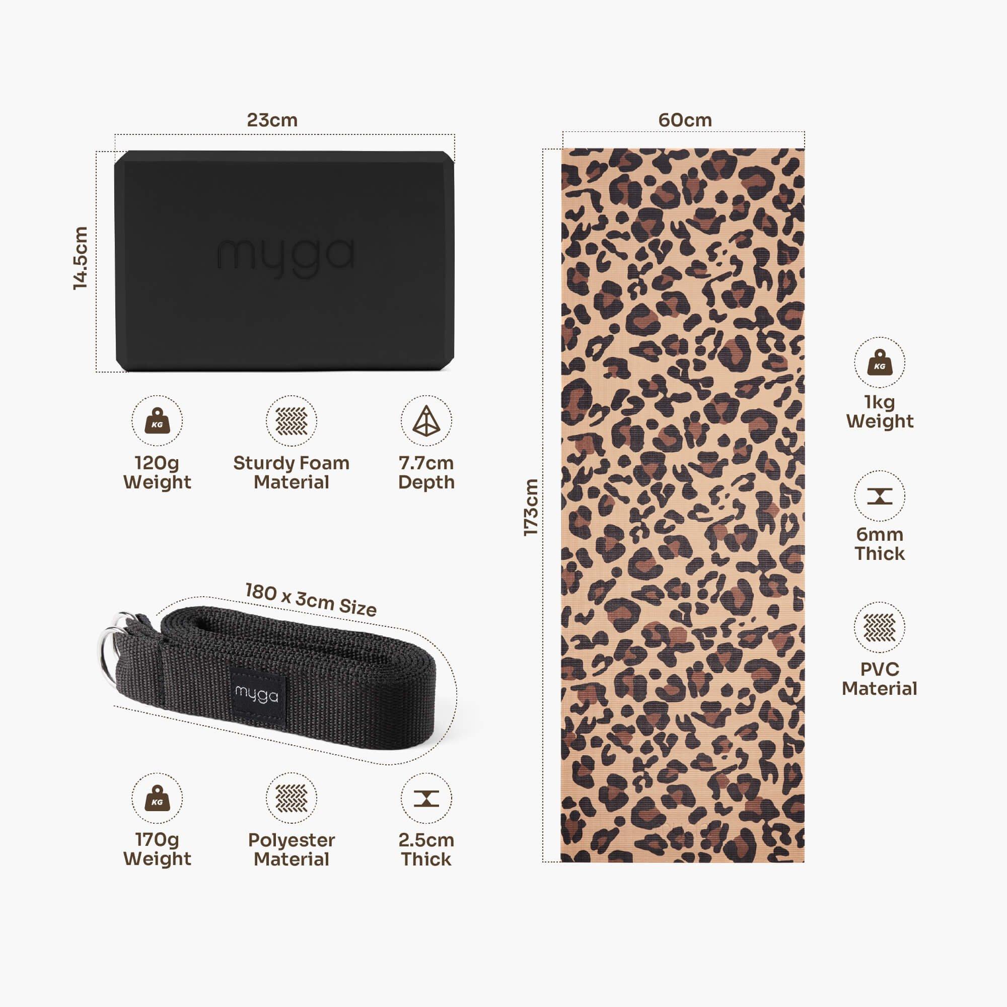 Leopard - Myga - Leopard Complete Yoga Set - 5