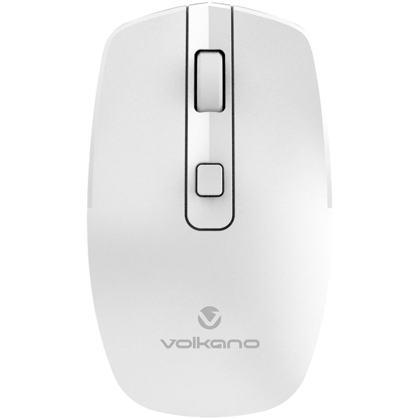 White - Volkano - Volkano Granite Series Rechargeable Wireless Mouse - 1