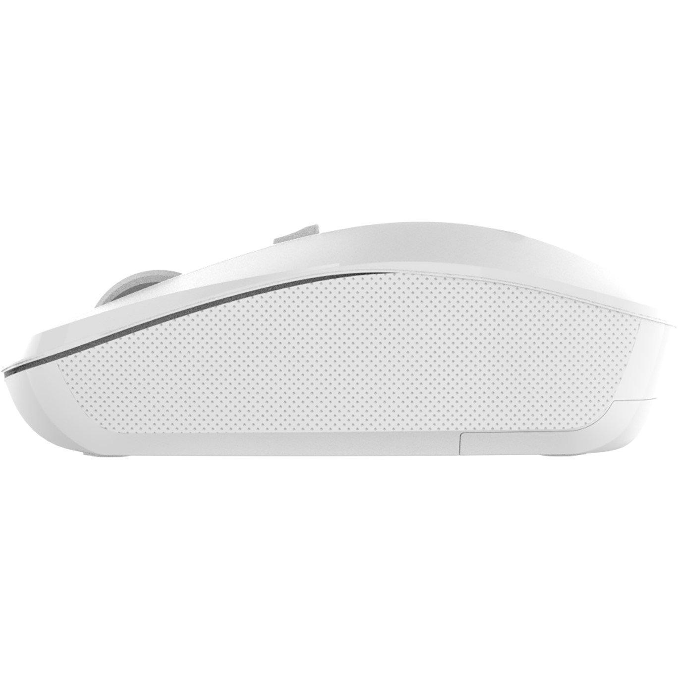 White - Volkano - Volkano Granite Series Rechargeable Wireless Mouse - 3