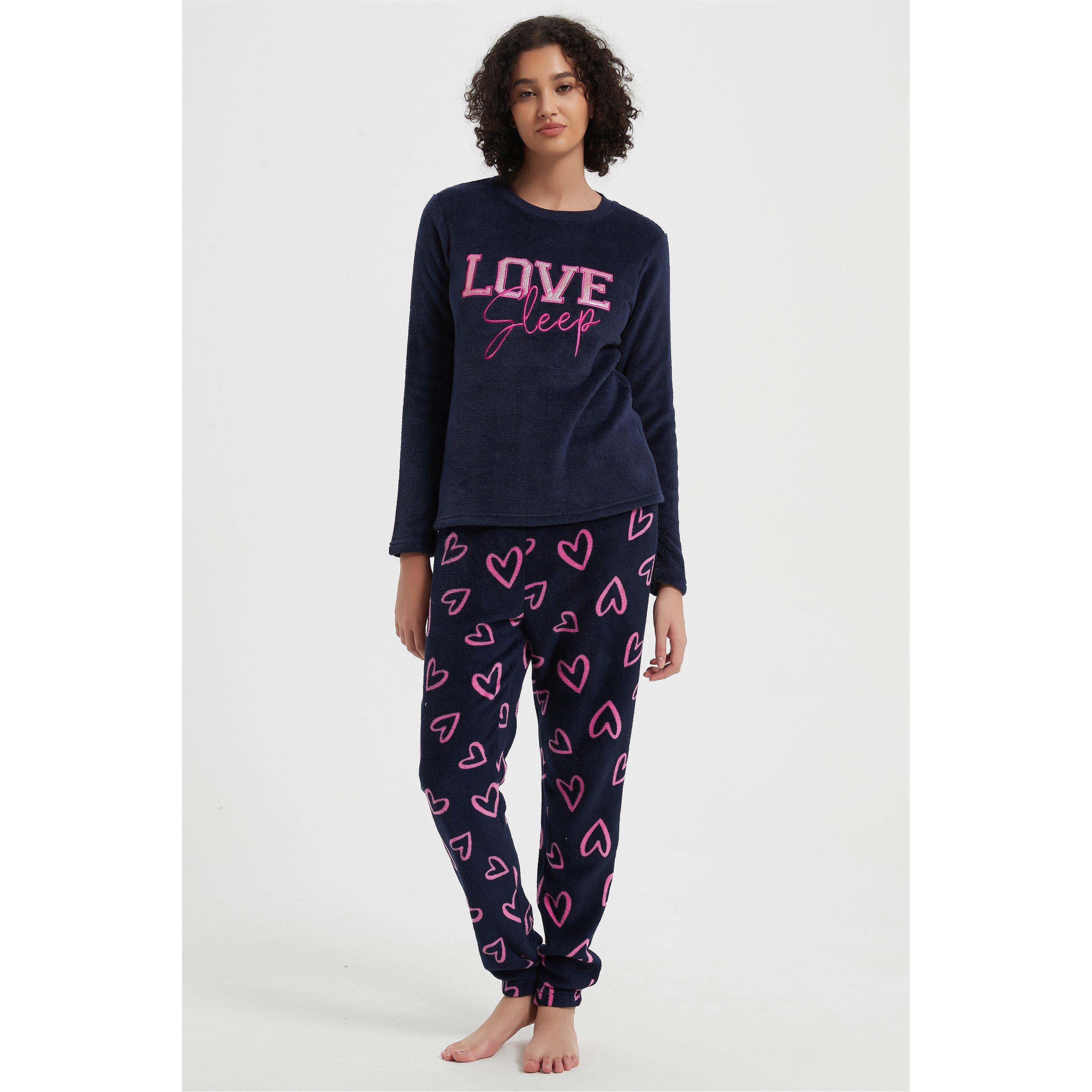 Marineblau - Linea - Ladies Love Sleep Twosie - 1
