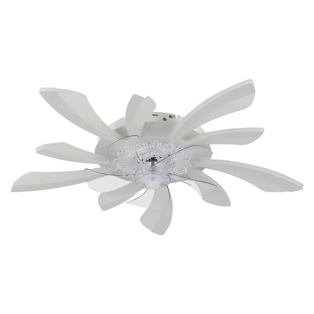White - Kabinet UK - 78cm Creative Ceiling Fan with LED Lights - 2