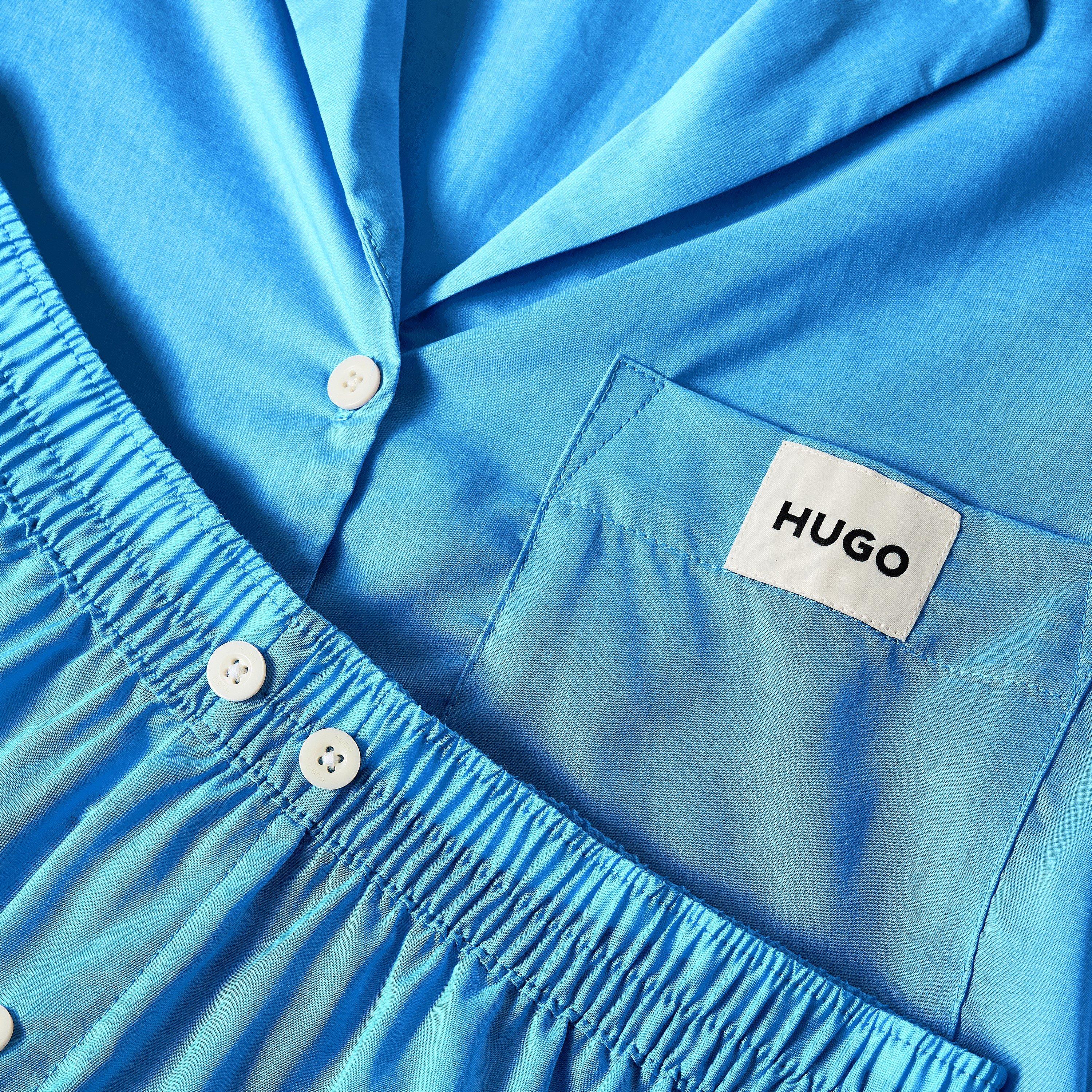Pastel Blue - Hugo - Hugo Kleo Short Set 10272490 01 Pyjama Womens - 3