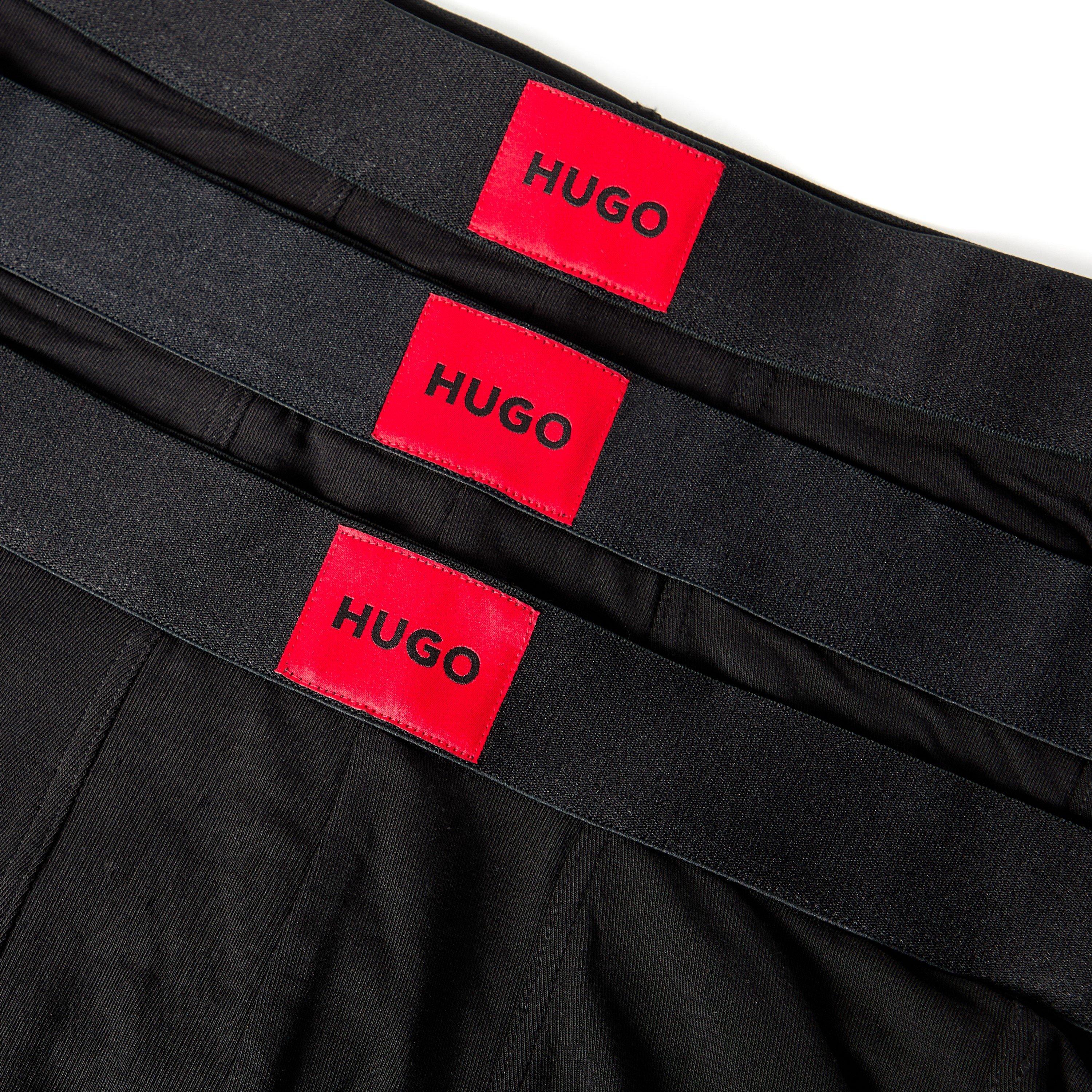 Black - Boss - Trunk Triplet Galaxy 10268005 Boxer Mens - 3