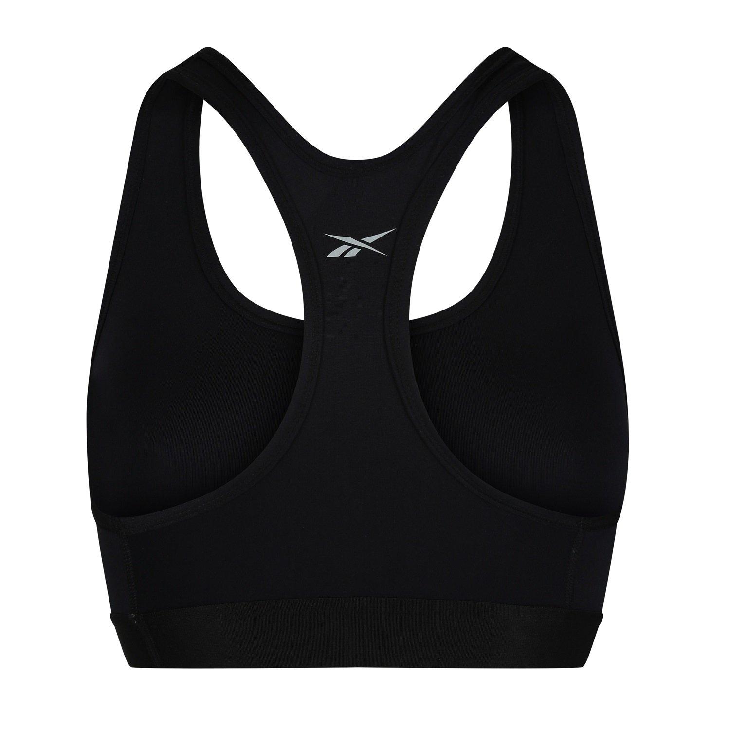 Black - Reebok - Womens Sports Crop Top Steffi - 2