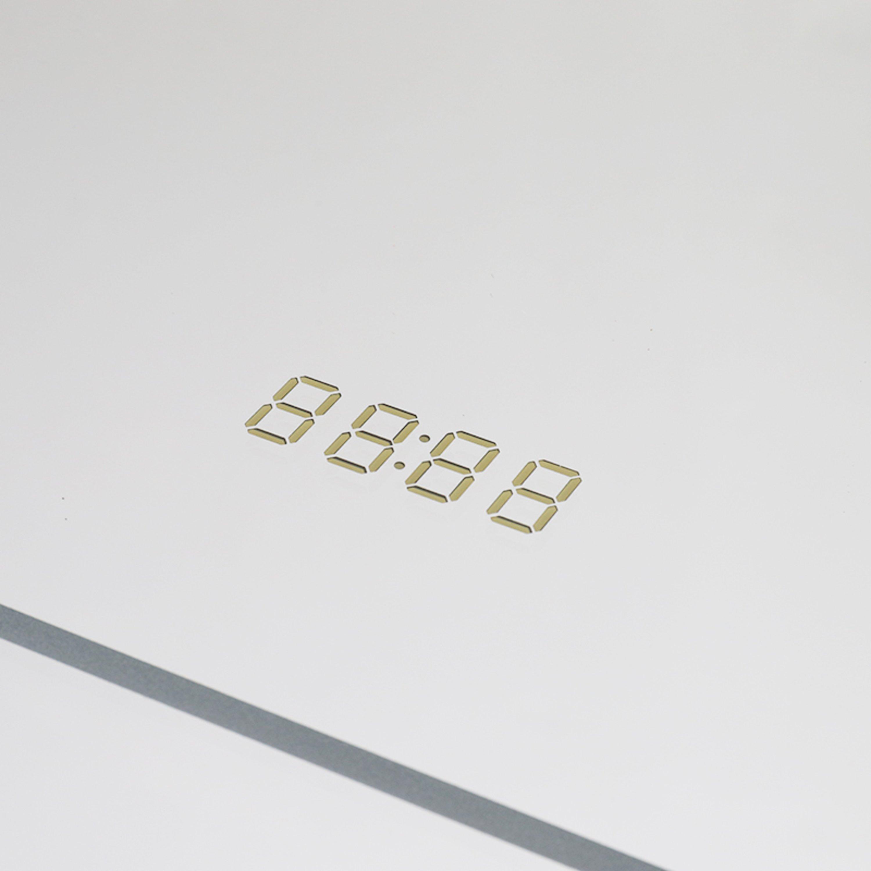 White - Kabinet UK - Smart Rectangle Wall Mounted LED Mirror Cabinet - 11