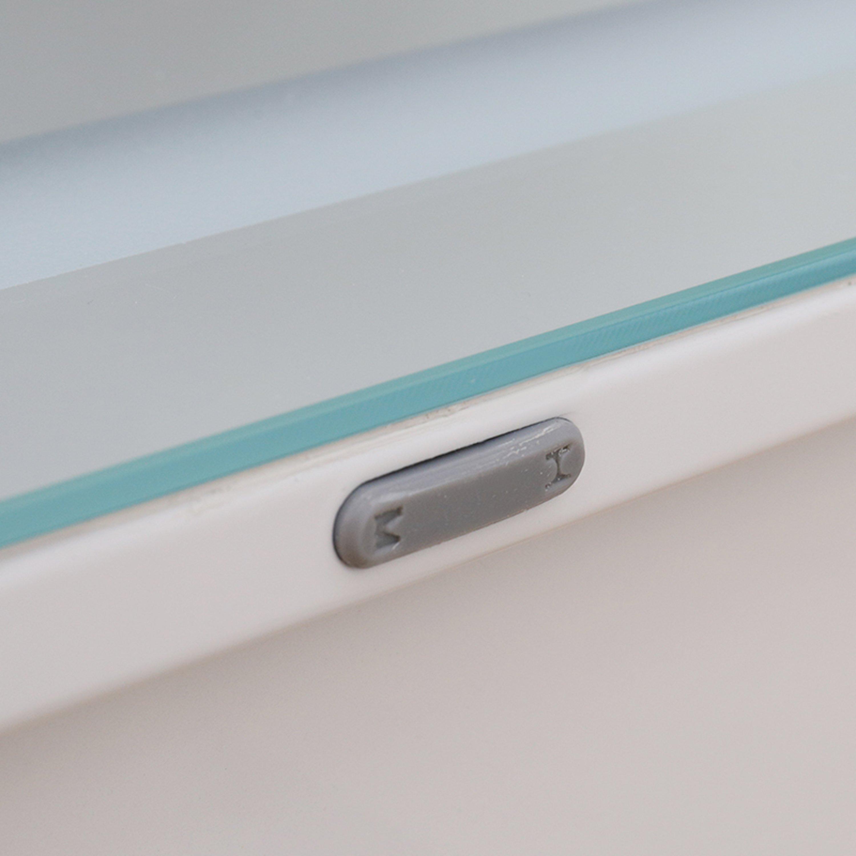 White - Kabinet UK - Smart Rectangle Wall Mounted LED Mirror Cabinet - 12