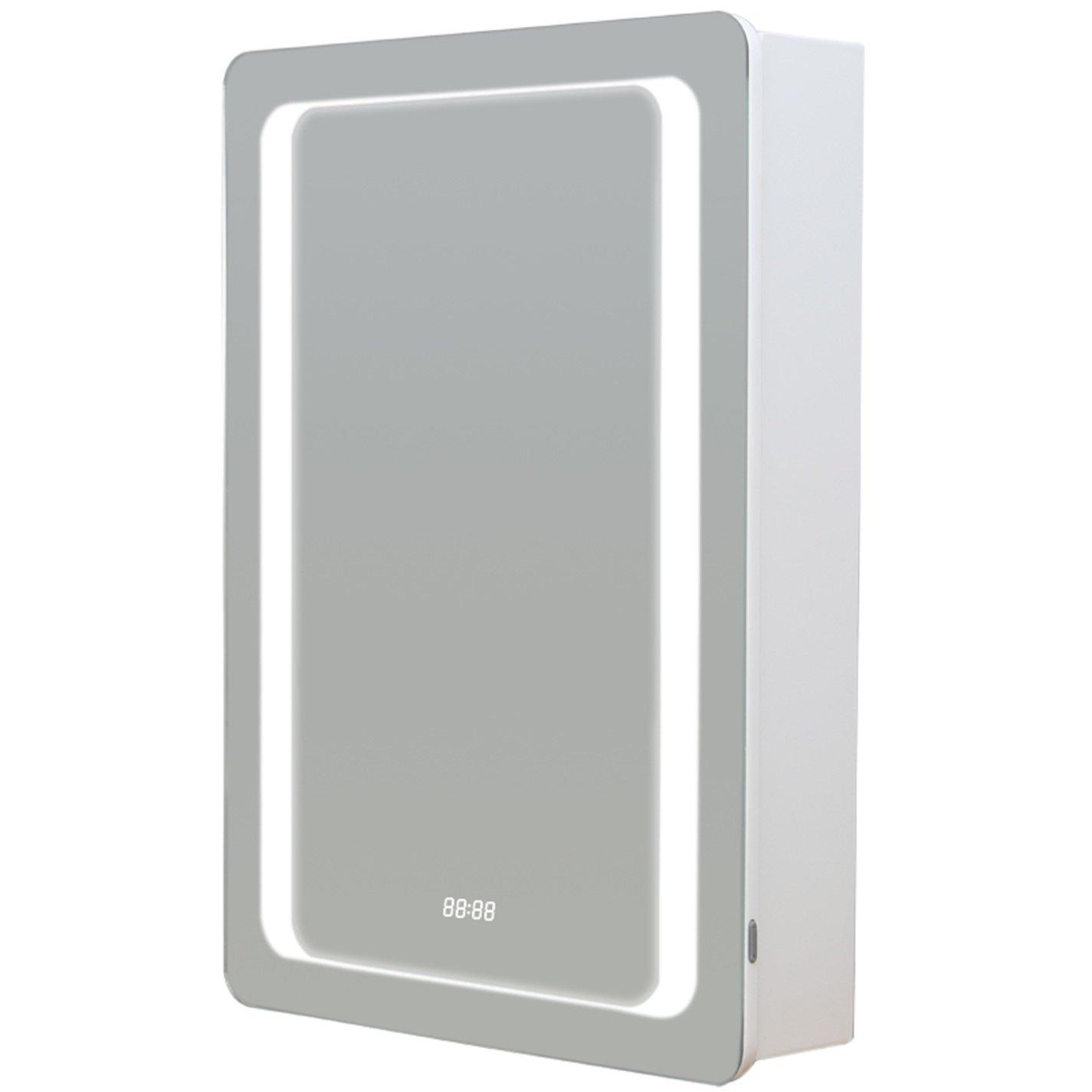 White - Kabinet UK - Smart Rectangle Wall Mounted LED Mirror Cabinet - 4