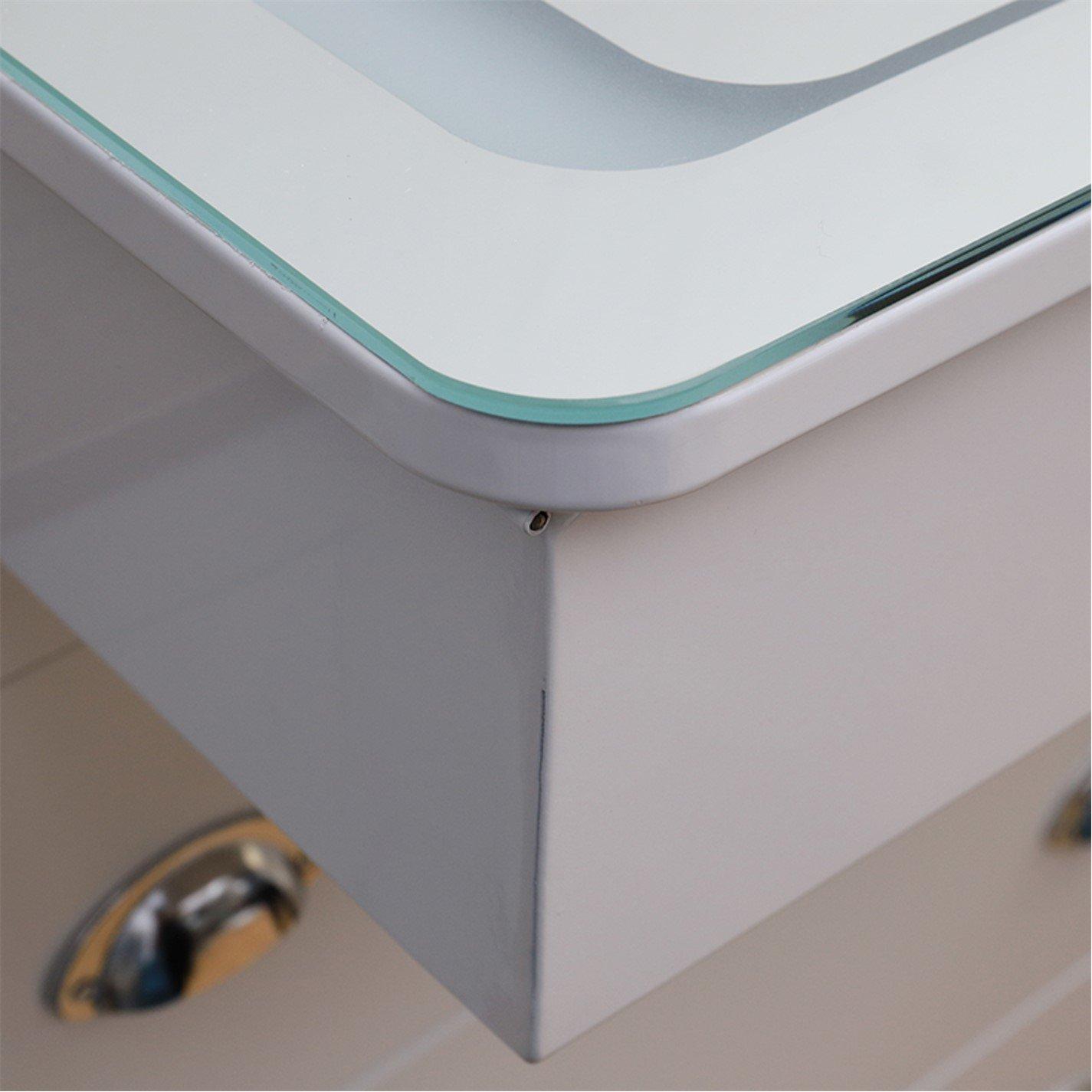 White - Kabinet UK - Smart Rectangle Wall Mounted LED Mirror Cabinet - 7