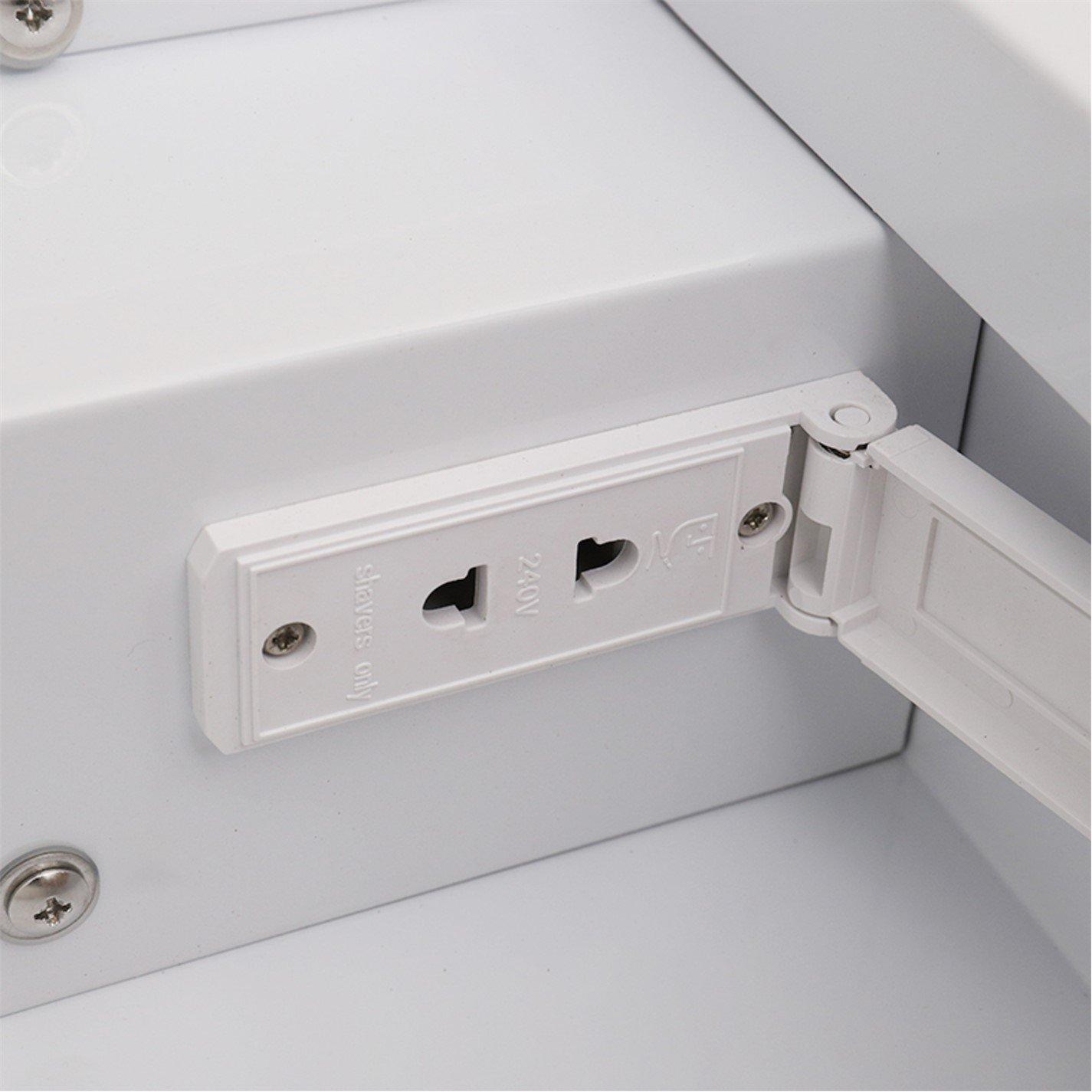 White - Kabinet UK - Smart Rectangle Wall Mounted LED Mirror Cabinet - 9