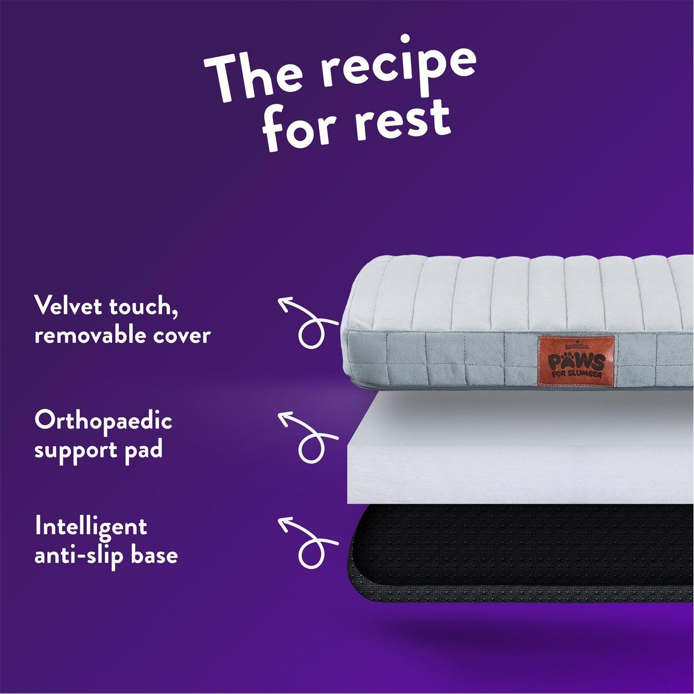 Grey - Slumberdown - Orthopaedic Pet Bed Grey - 9