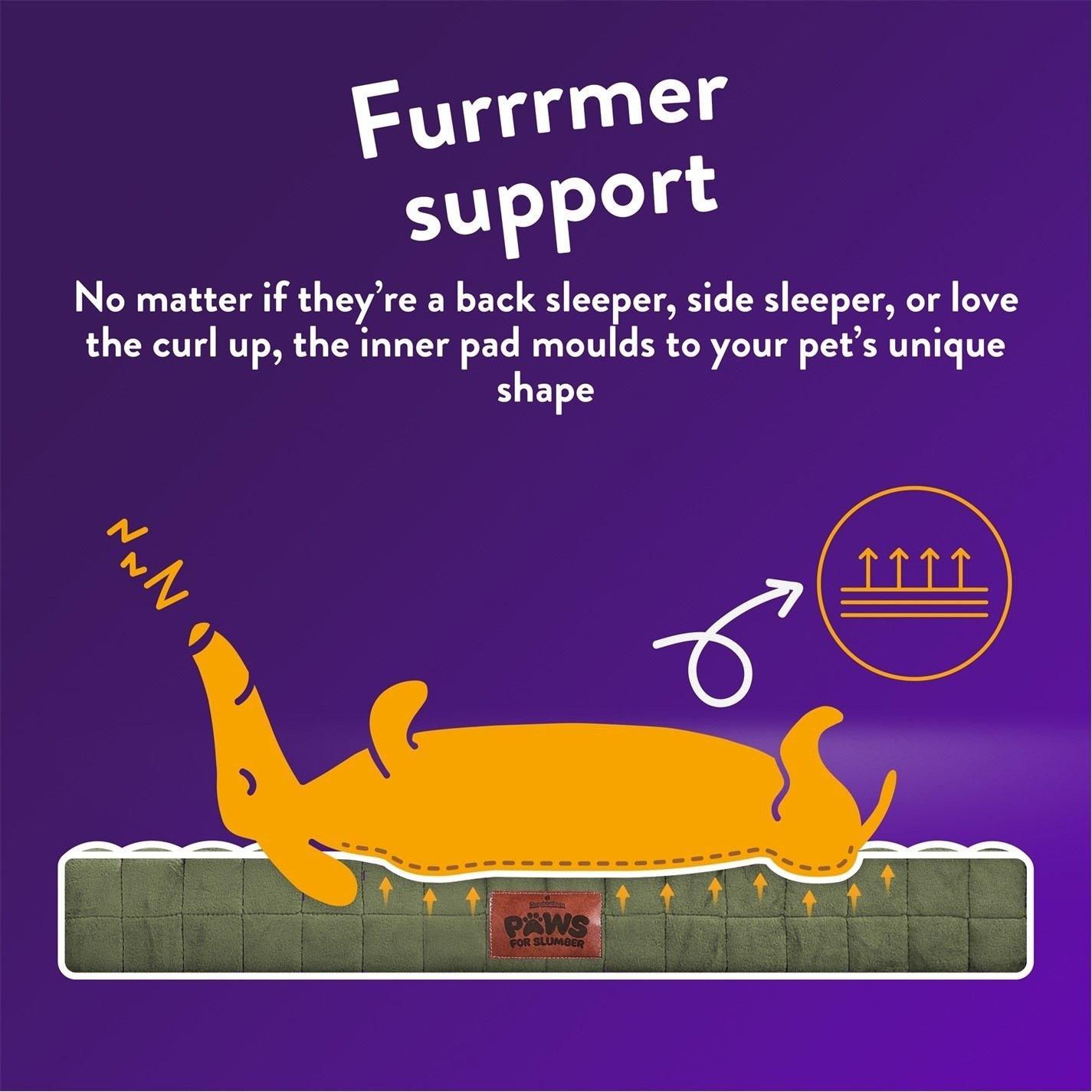 Green - Slumberdown - Orthopaedic Pet Bed Green - 7