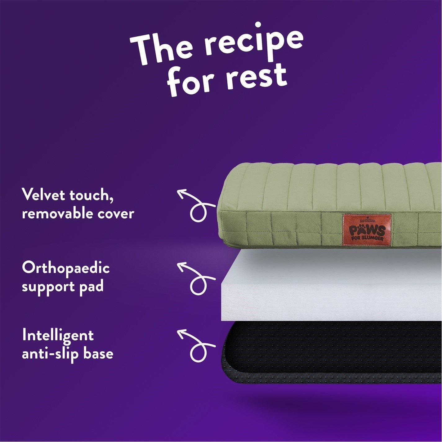 Green - Slumberdown - Orthopaedic Pet Bed Green - 9