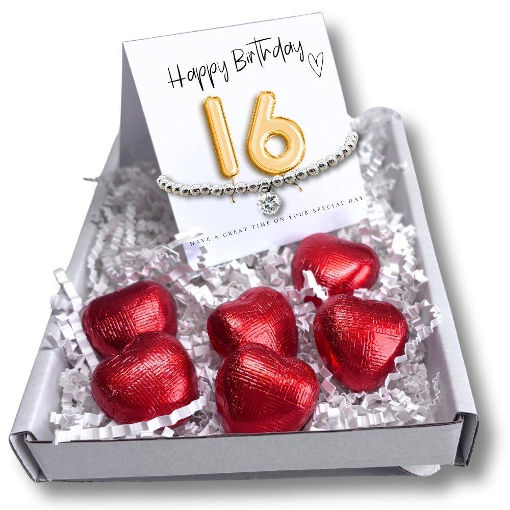 Silver - Aye Do Gifts - 16th Bday Mini Gift Hamper - Bracelet 6340-CD-SB - 1