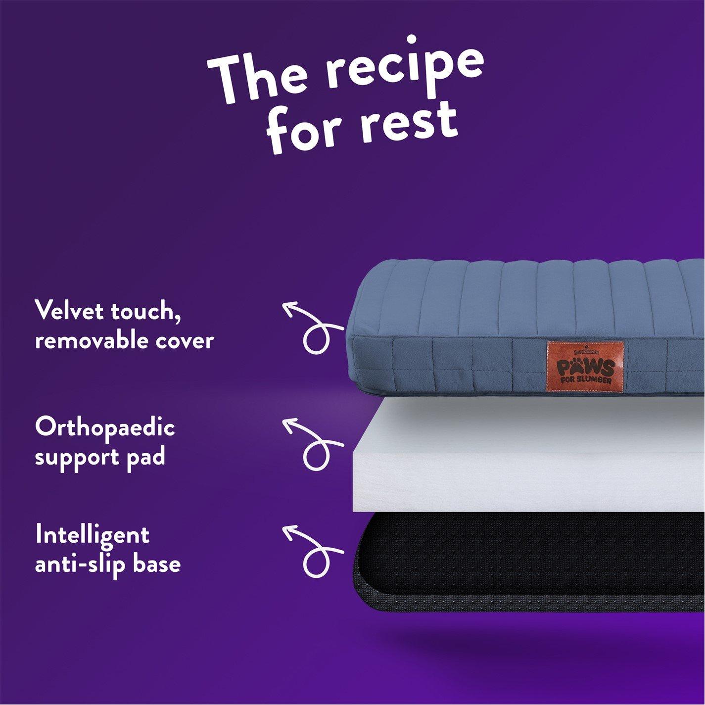 Navy - Slumberdown - Orthopaedic Pet Bed Navy - 9