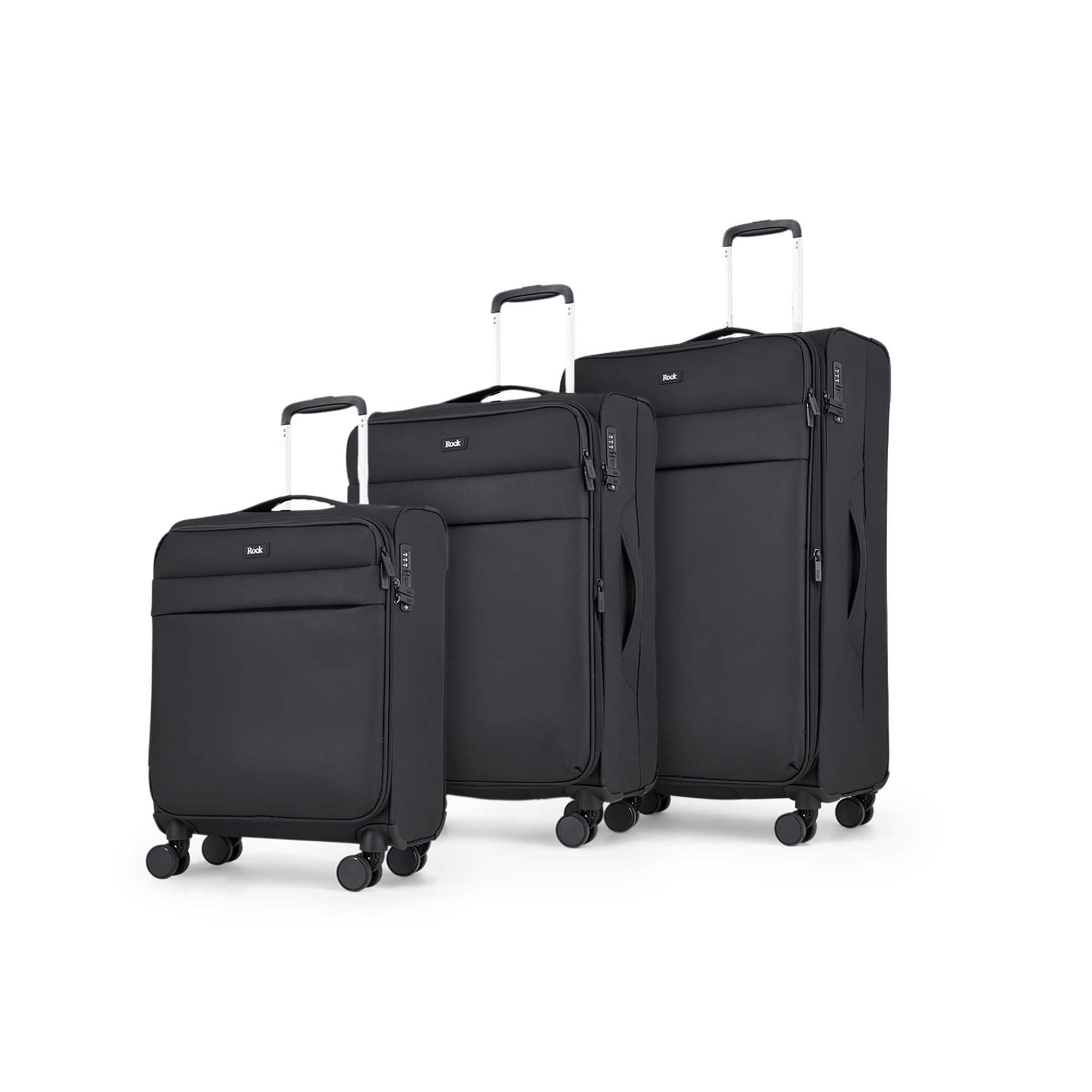Black - Rock - Rock Harper Suitcase Black - 1