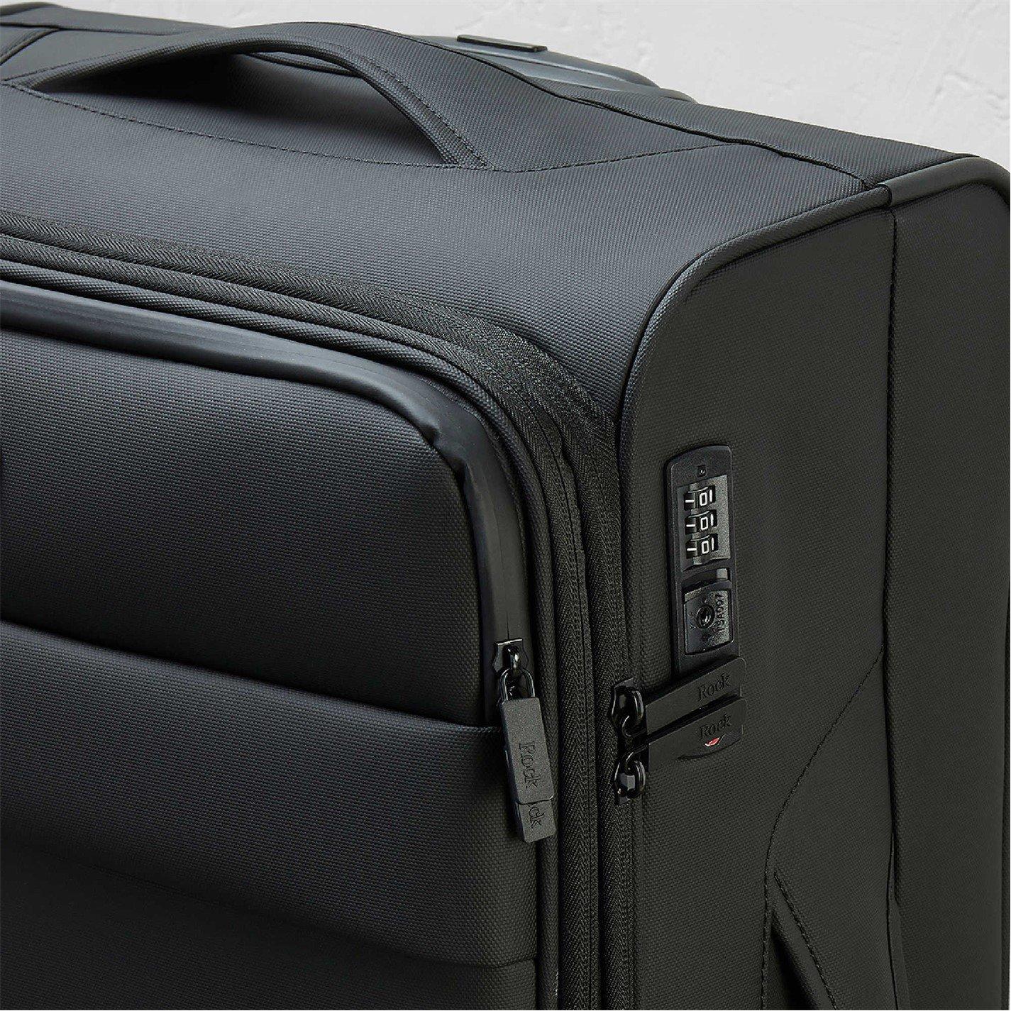 Black - Rock - Rock Harper Suitcase Black - 6
