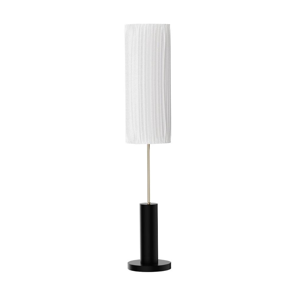 Black - Kabinet UK - Simple Retro Floor Lamp with Fabric Lampshade - 3