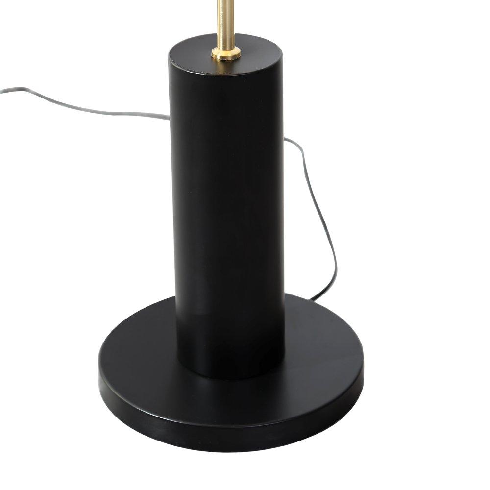 Black - Kabinet UK - Simple Retro Floor Lamp with Fabric Lampshade - 6