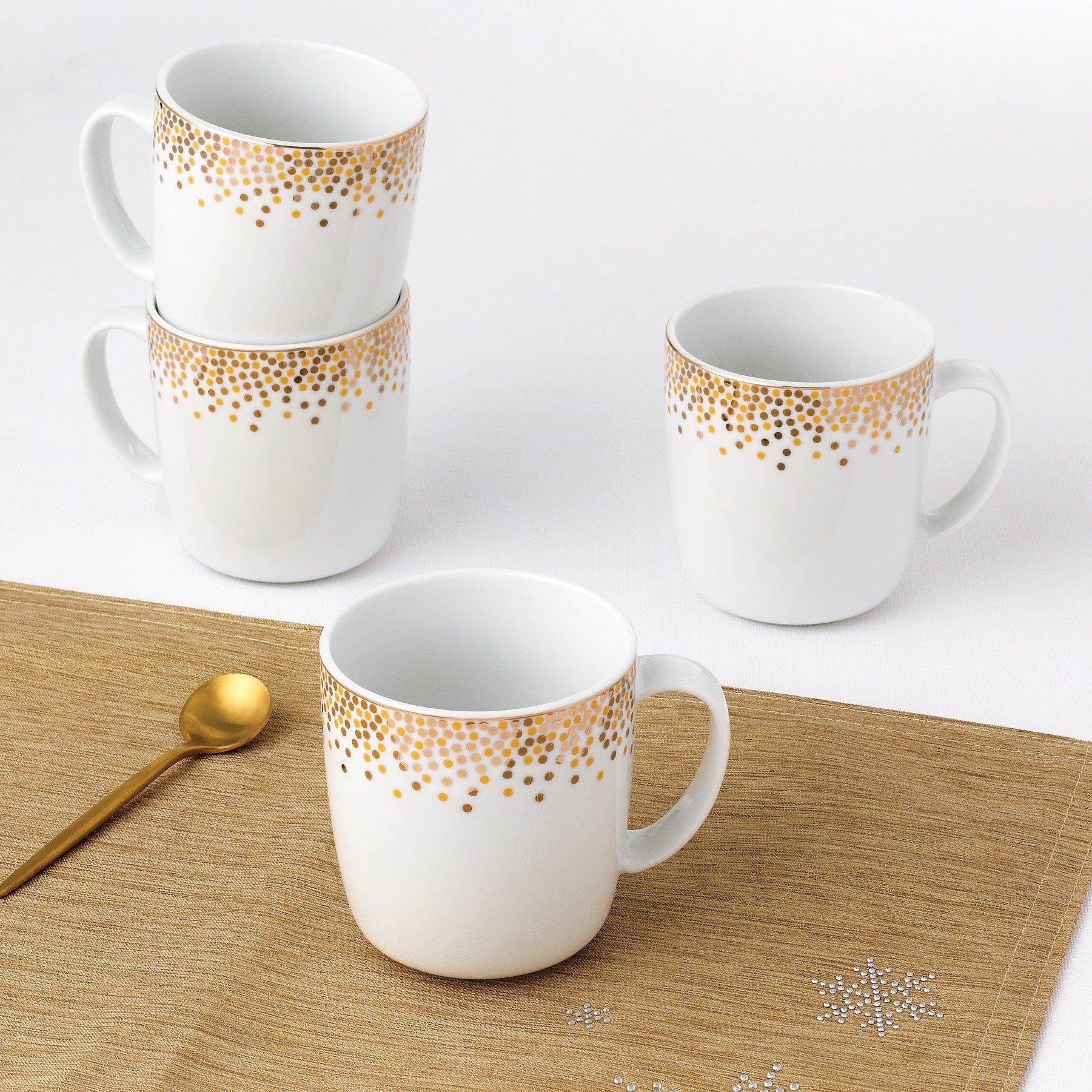 Gold - Waterside - 4PC Sparkle Mugs - 2