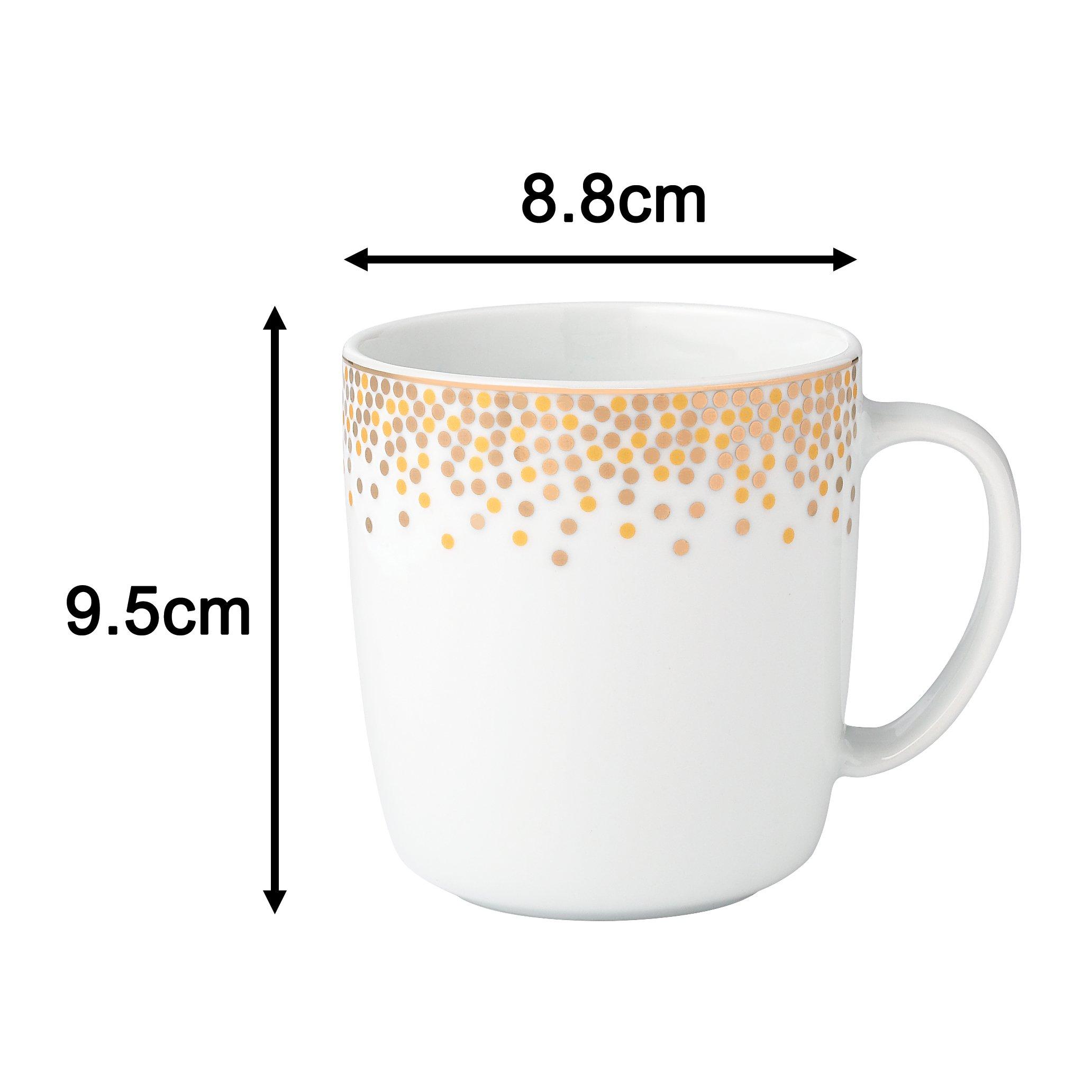 Gold - Waterside - 4PC Sparkle Mugs - 3