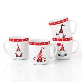 Waterside 4PC Nordic Gnome Mugs