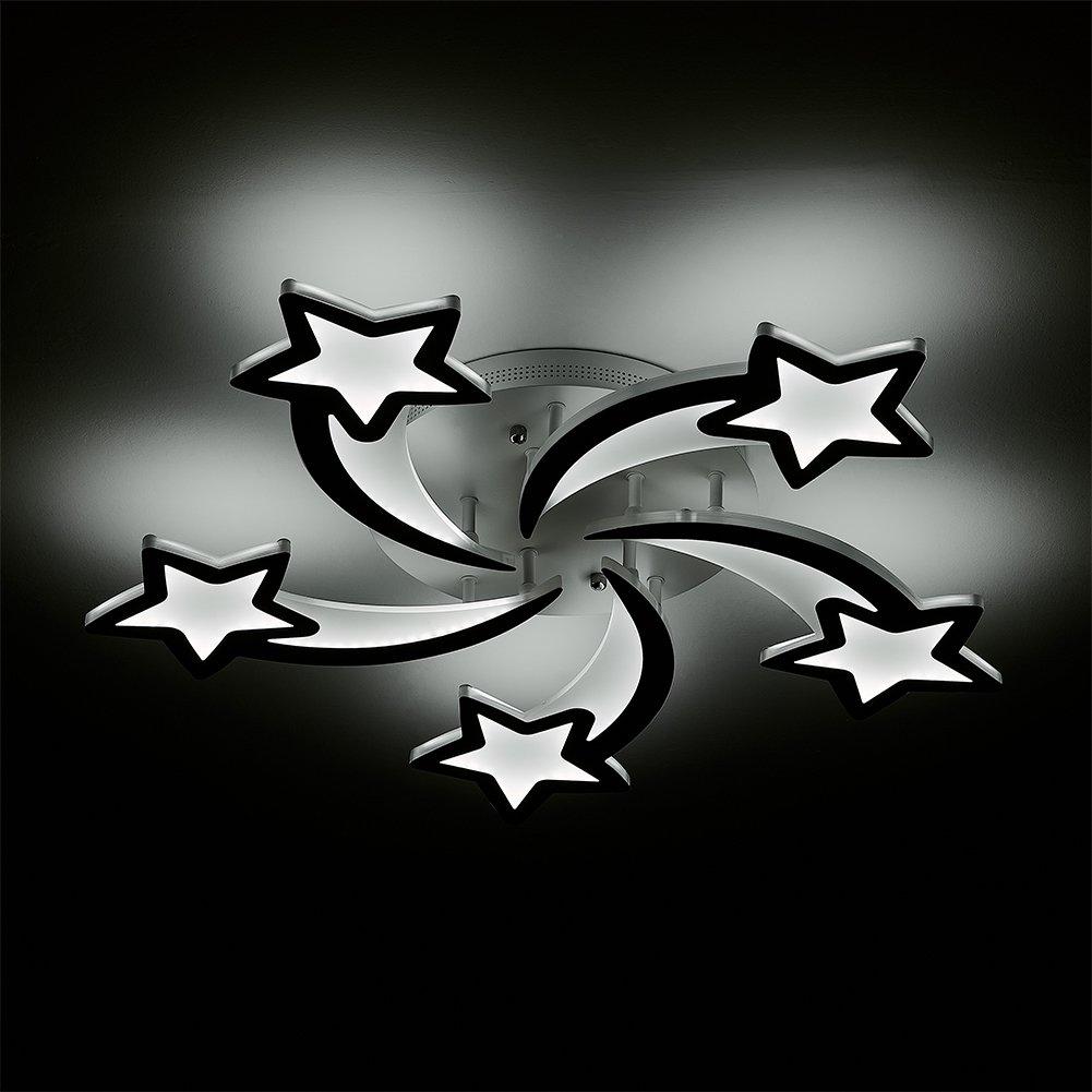 White - Kabinet UK - Childlike Shooting Stars LED Ceiling Light - 3