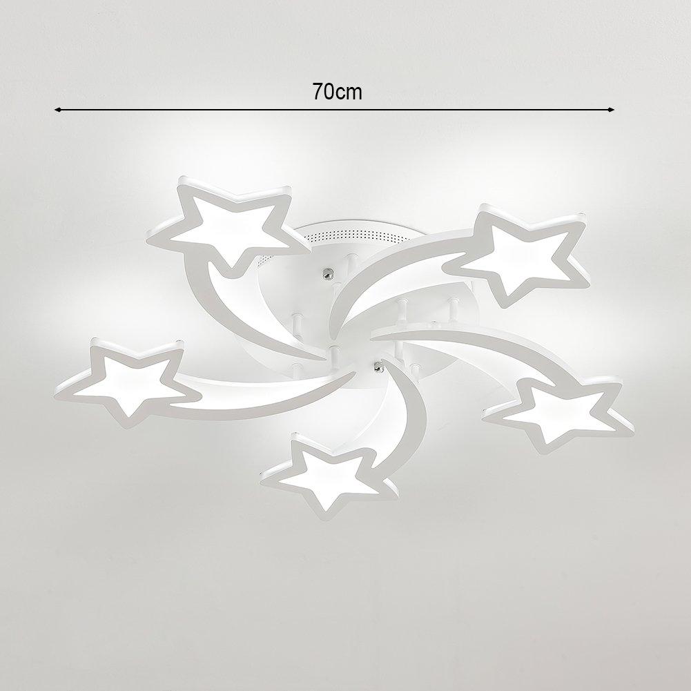 White - Kabinet UK - Childlike Shooting Stars LED Ceiling Light - 4