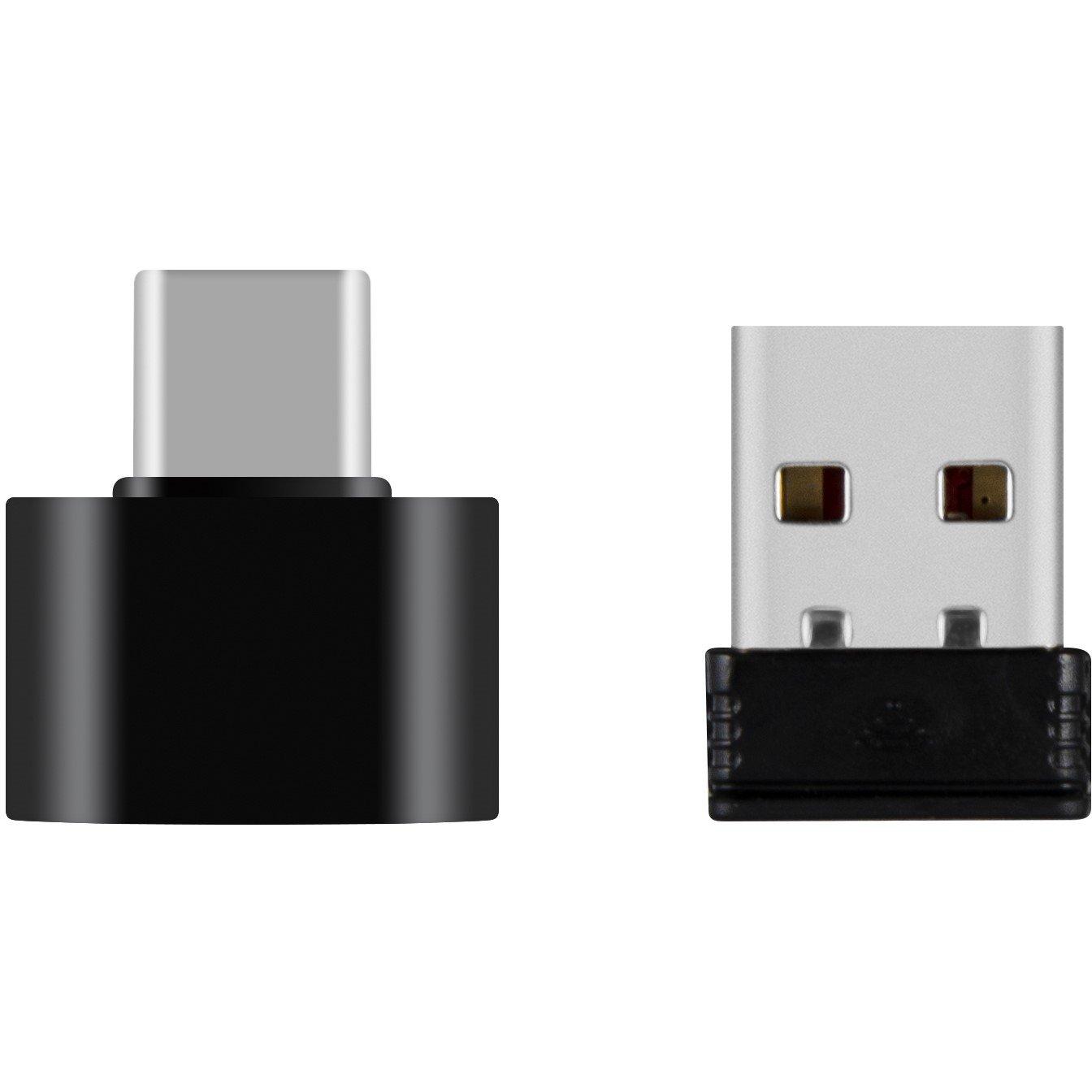 Black - Volkano - Volkano Chrome Series Wireless Ergonomic Mouse - 3