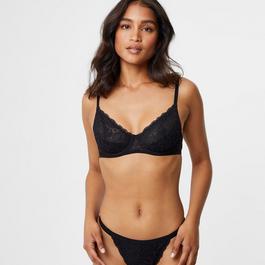 Jack Wills Embroidered Lace Underwire Bra