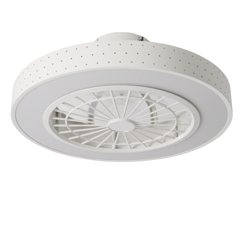 White - Kabinet UK - Round Acrylic Ceiling Mount LED Fan Light - 3