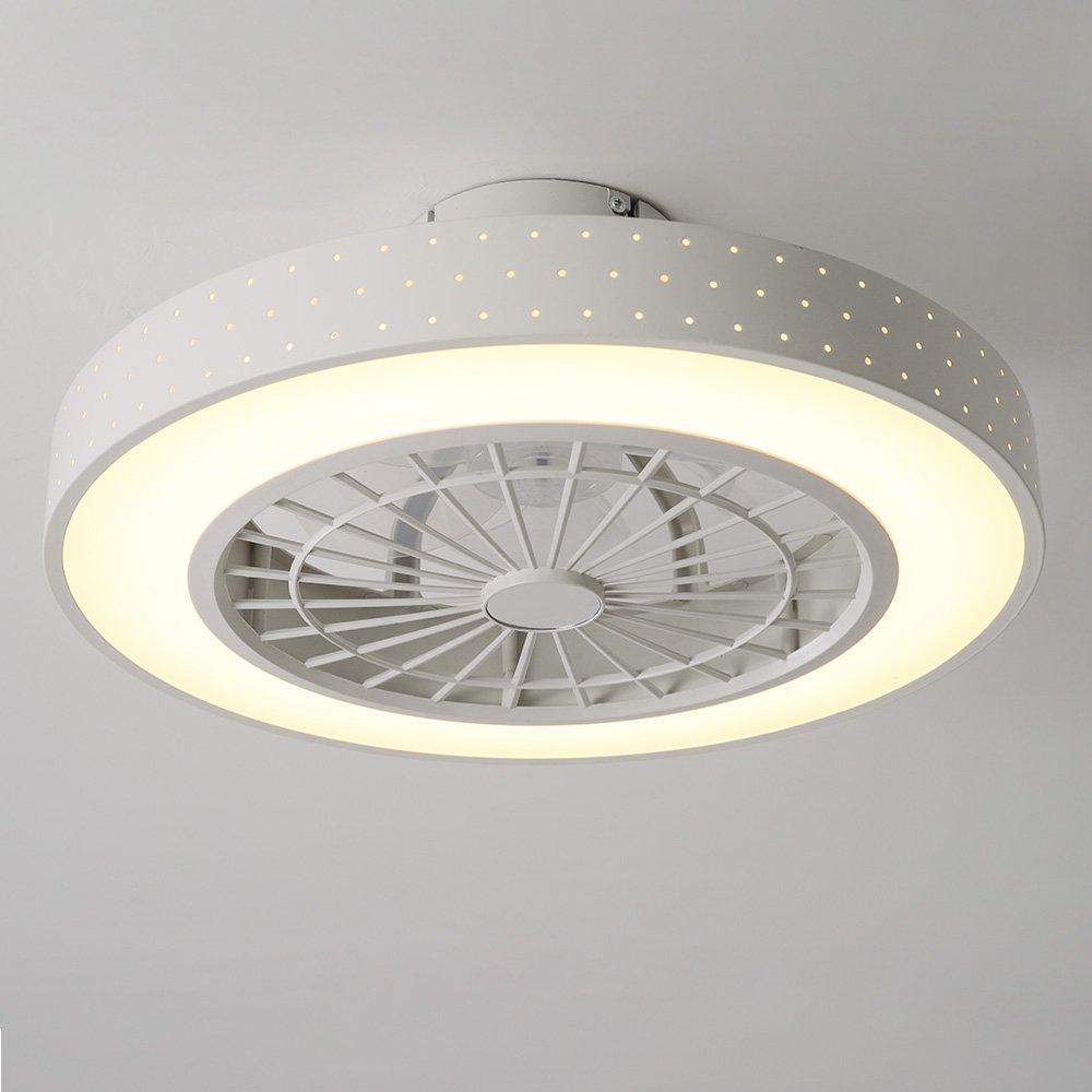White - Kabinet UK - Round Acrylic Ceiling Mount LED Fan Light - 4