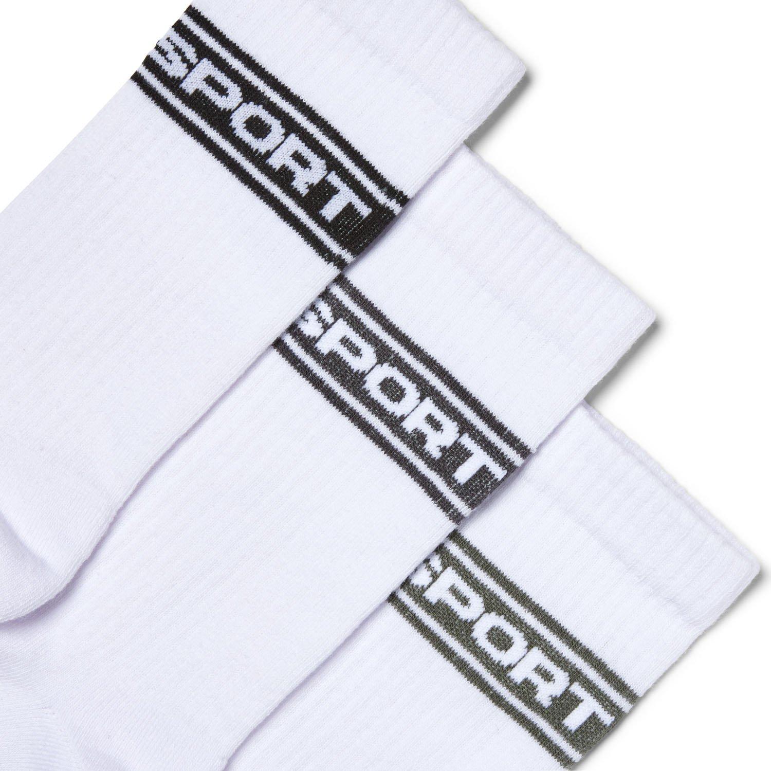 Bianco - DKNY - 3 pack Mens Sport Socks Lacon - 8