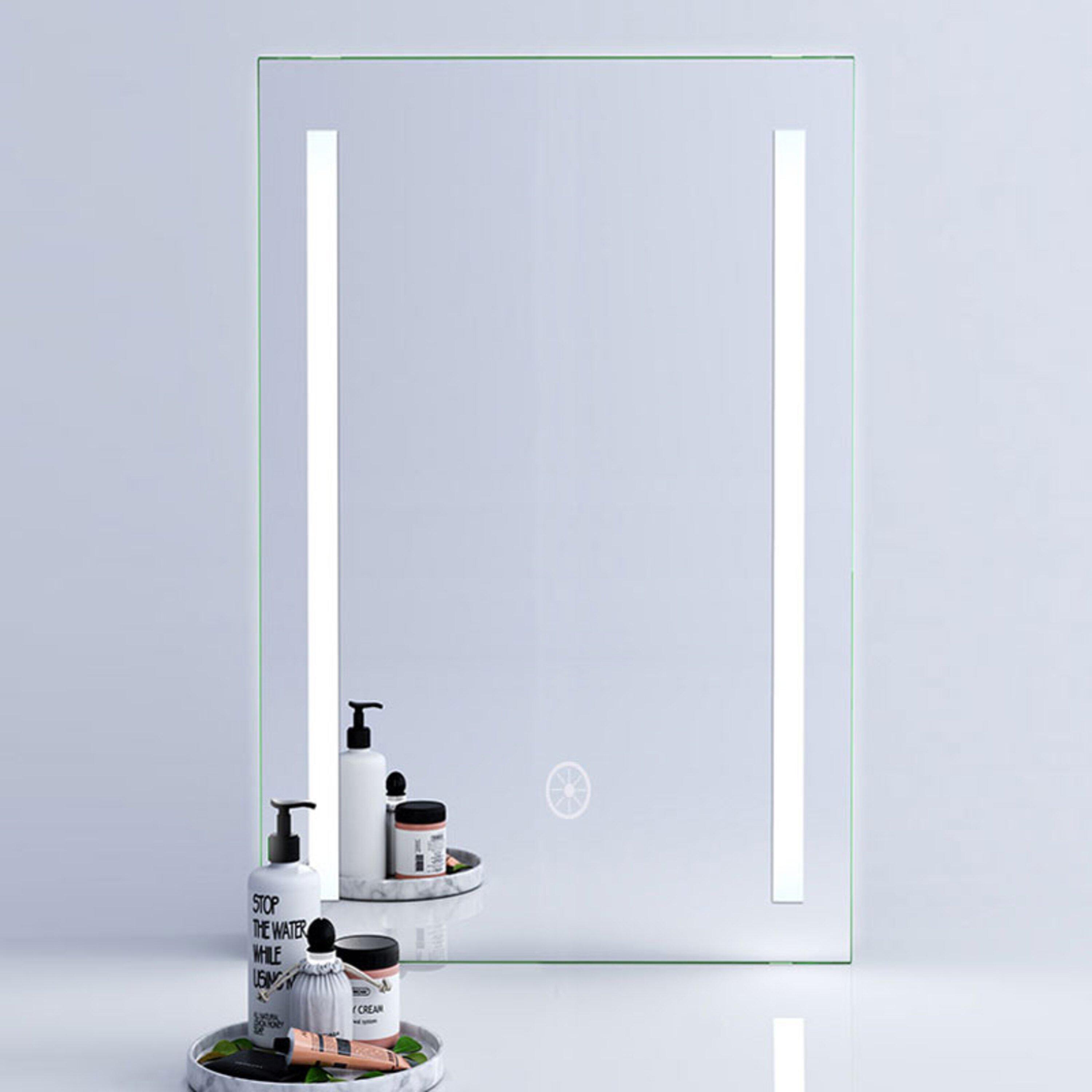White - Kabinet UK - Wall-Mounted LED Bathroom Mirror Cabinet & Shelves - 3
