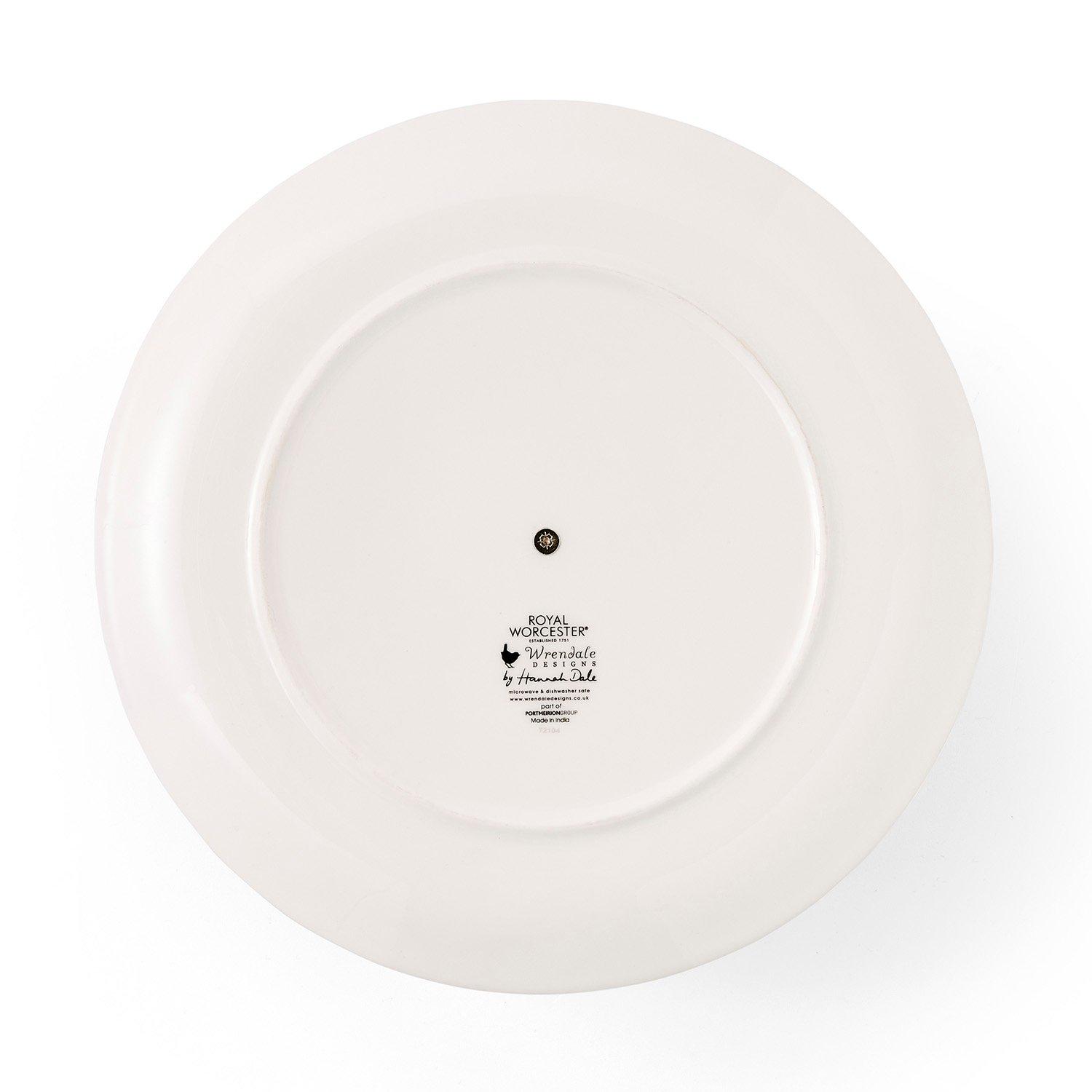 Multi - Royal Worcester Wrendale - Wrendale Designs Robin   Bunny Cake Stand - 5