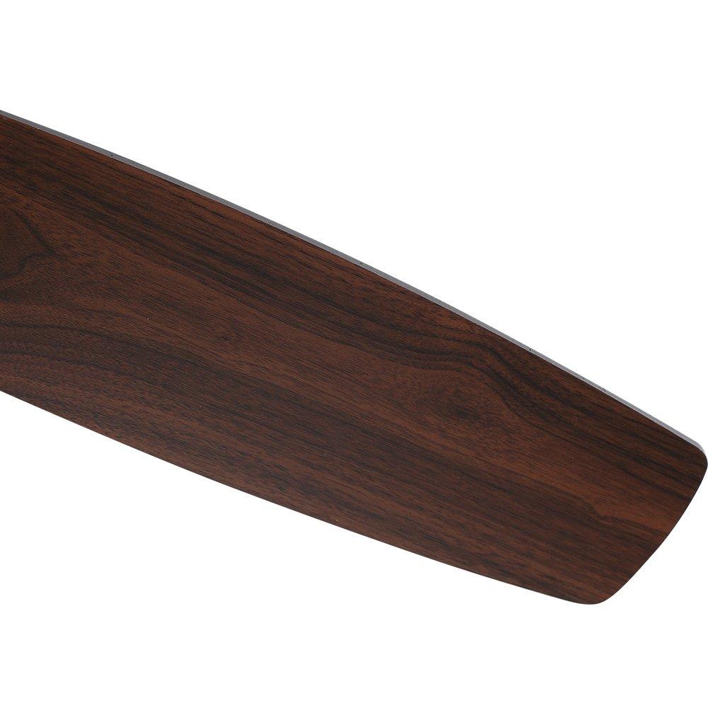 Black - Kabinet UK - 52-inch Low Profile Ceiling Fan Light with Remote - 6