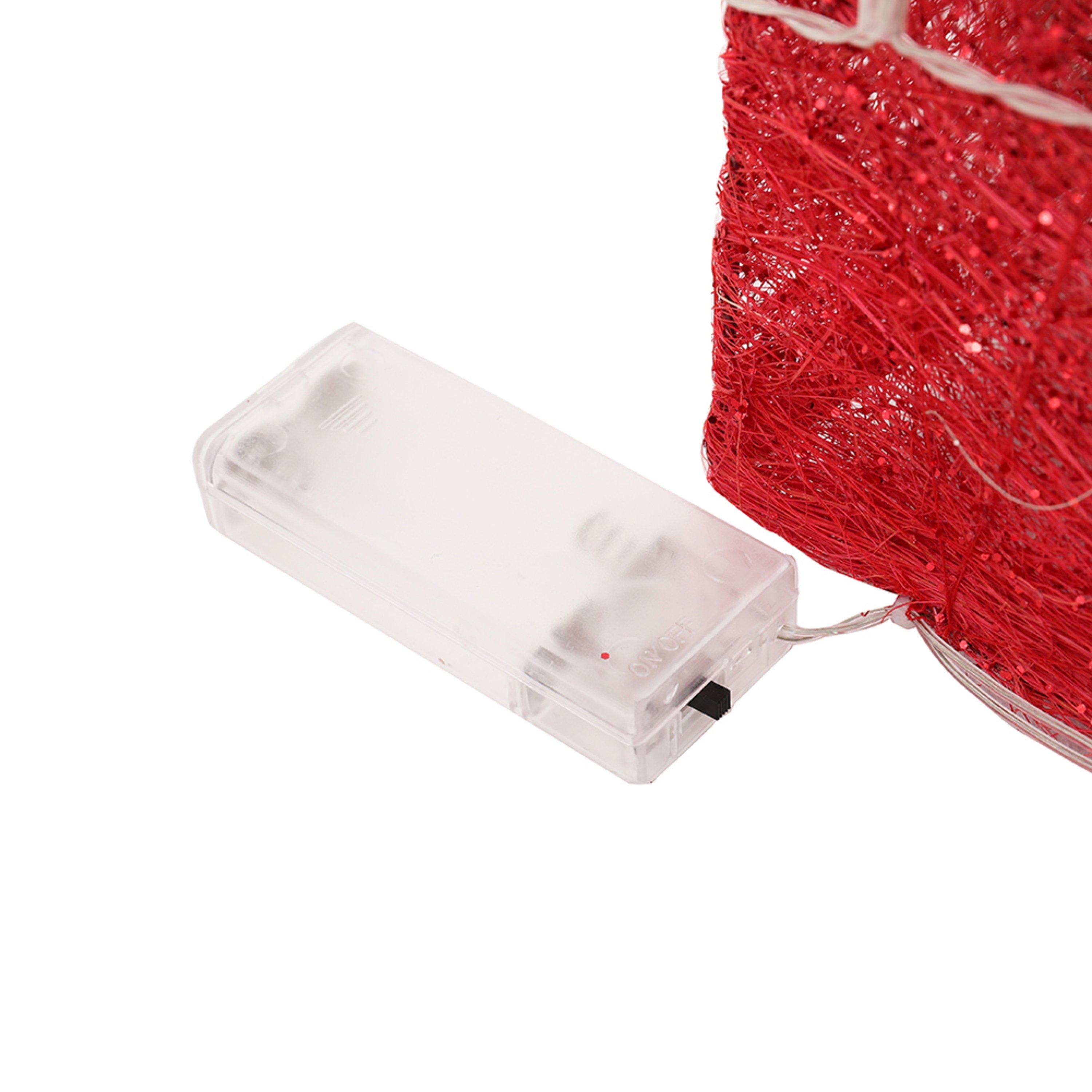 Silver - LIFE IDEAS - Square Christmas Gift Boxes - 10