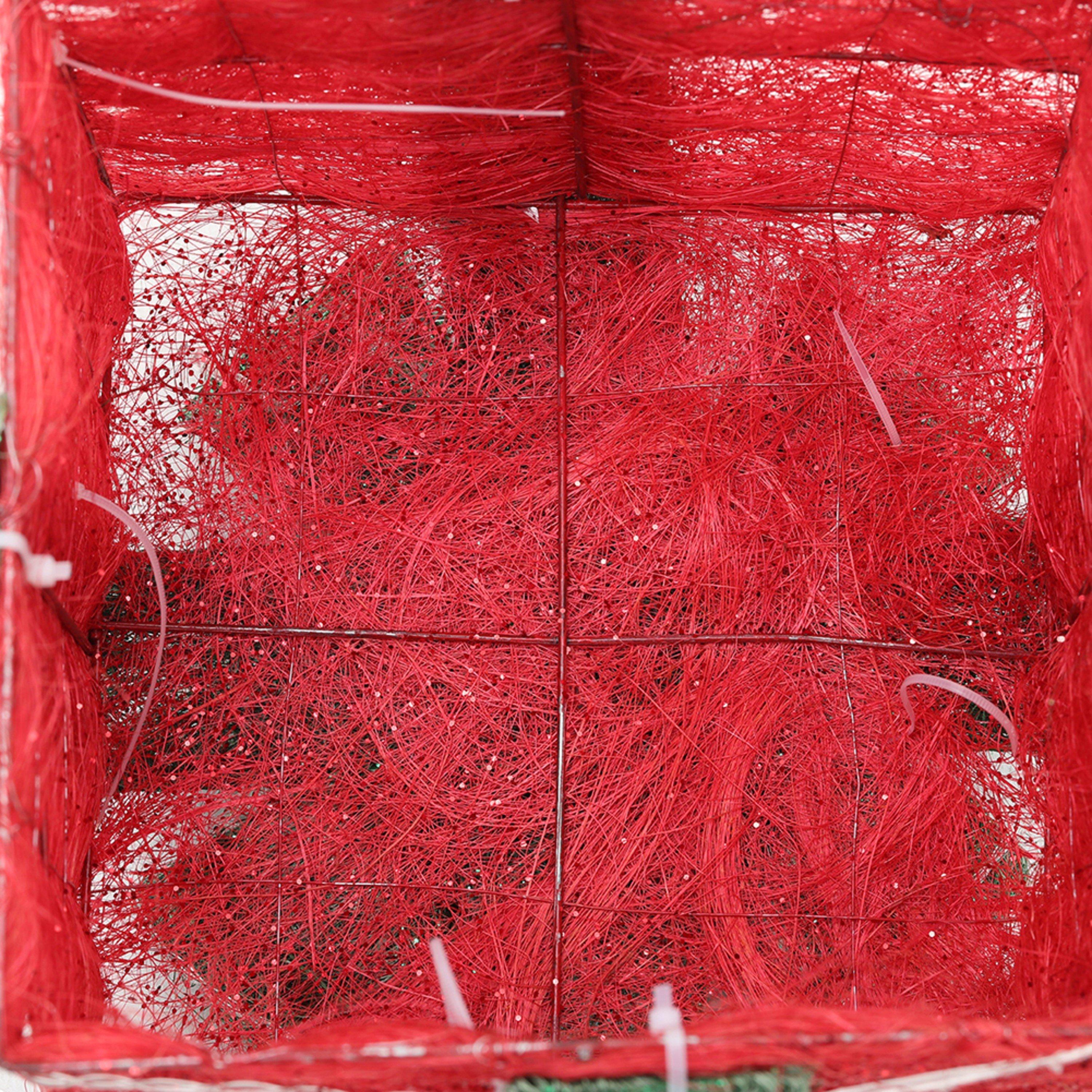 Green - LIFE IDEAS - Square Christmas Gift Boxes - 10