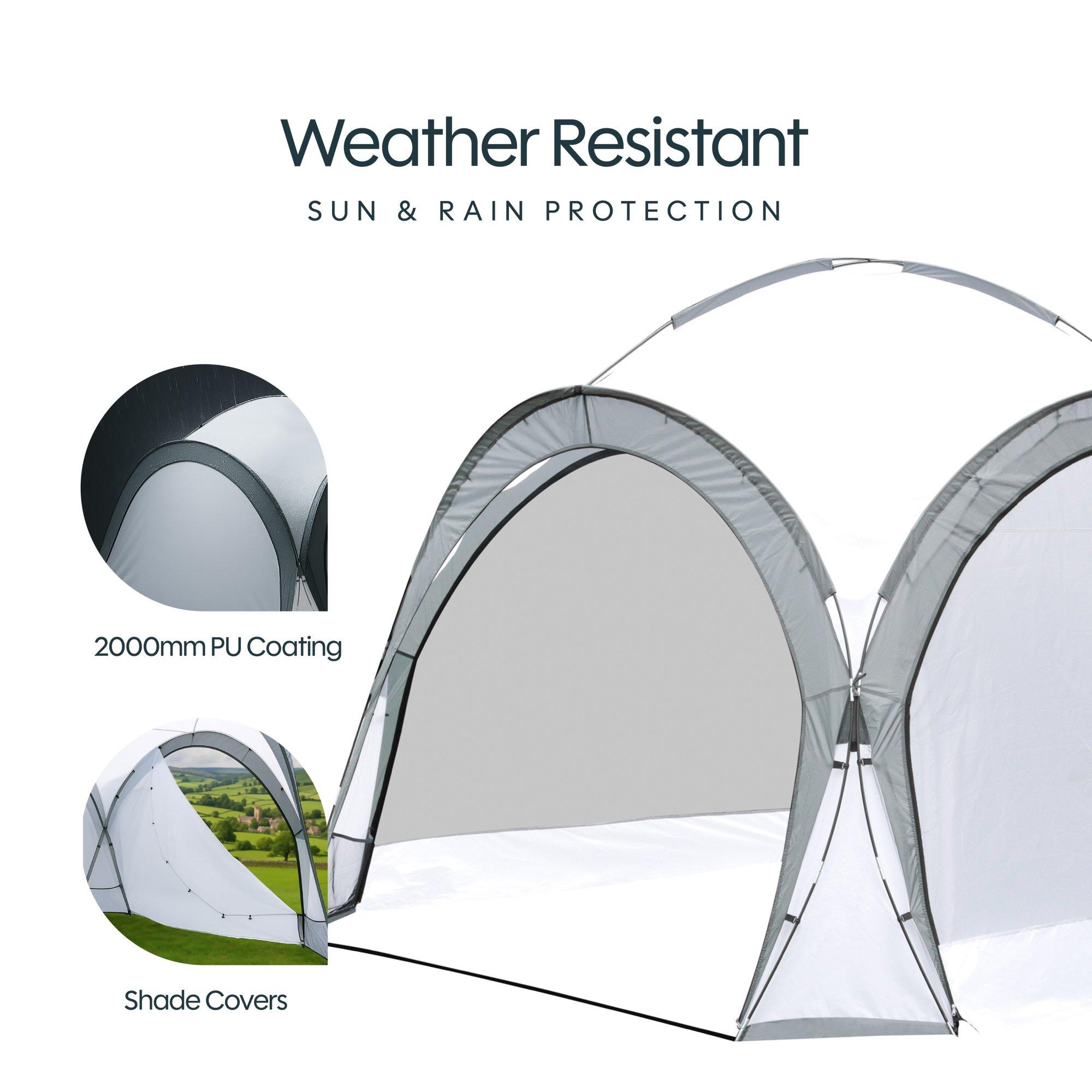 Grey - Streetwize - Outdoor Retreat - Quick Erect Shelter Adults - 4