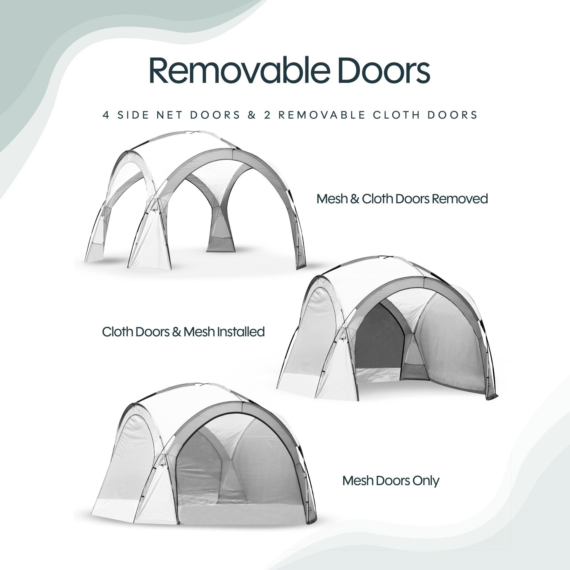 Grey - Streetwize - Outdoor Retreat - Quick Erect Shelter Adults - 6