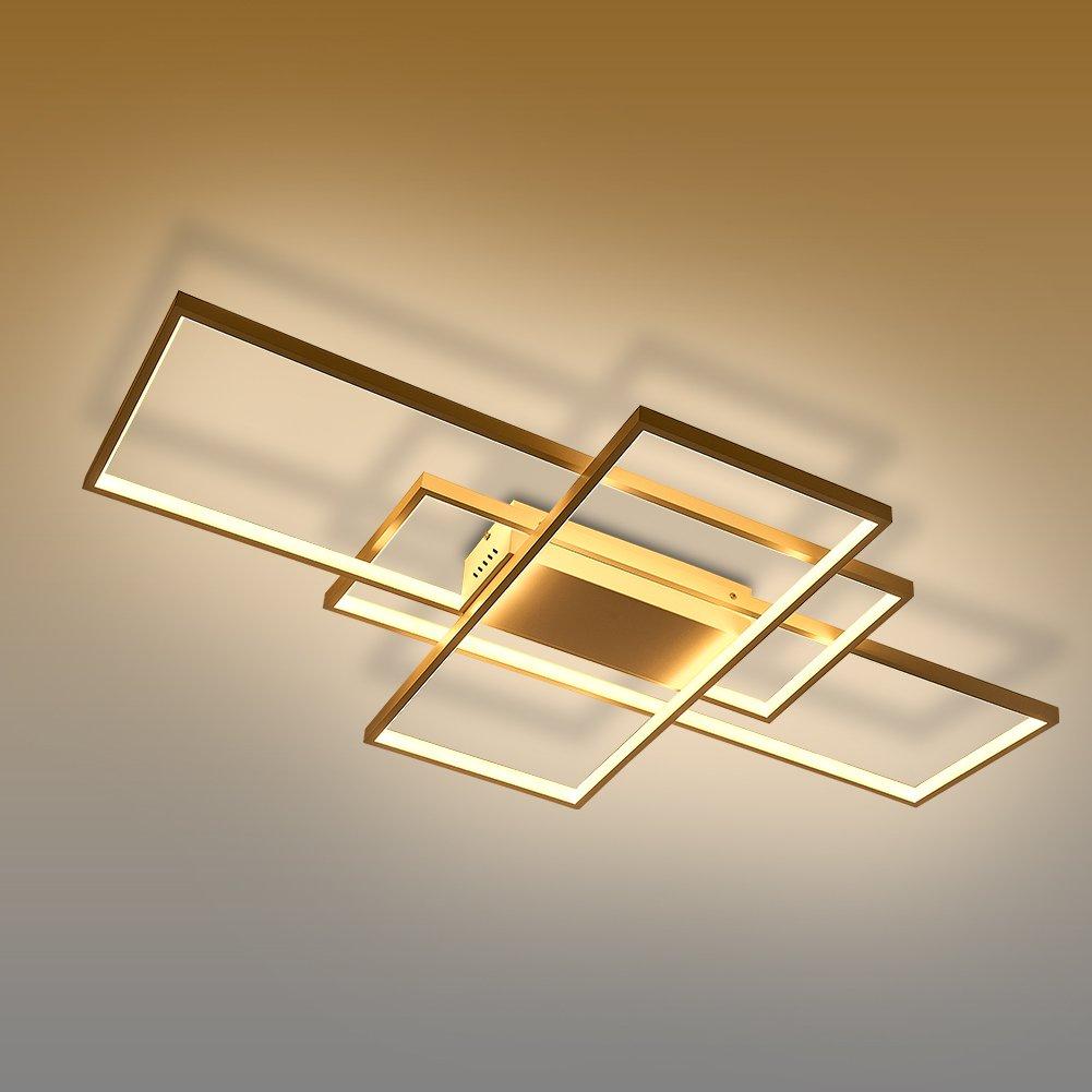 White - Kabinet UK - Rectangular LED Semi-Flush Light - 1