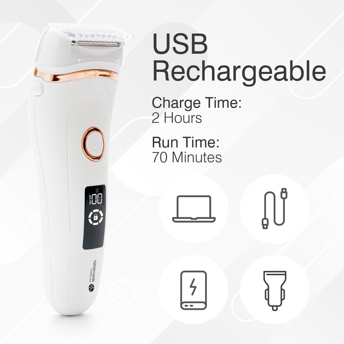 White - Rio - Go Smooth Wet & Dry Lady Shaver - 5