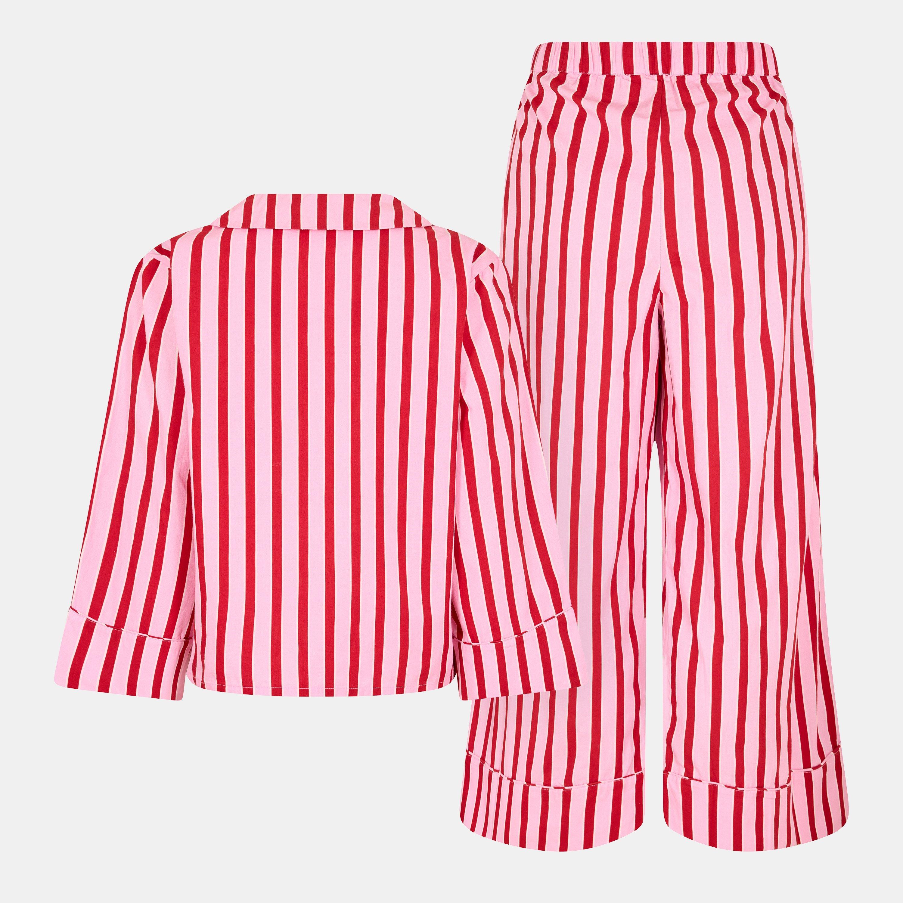 Multi - Its 9pm - Women's Demi Str Long Sleeve Pyjama Set - 2