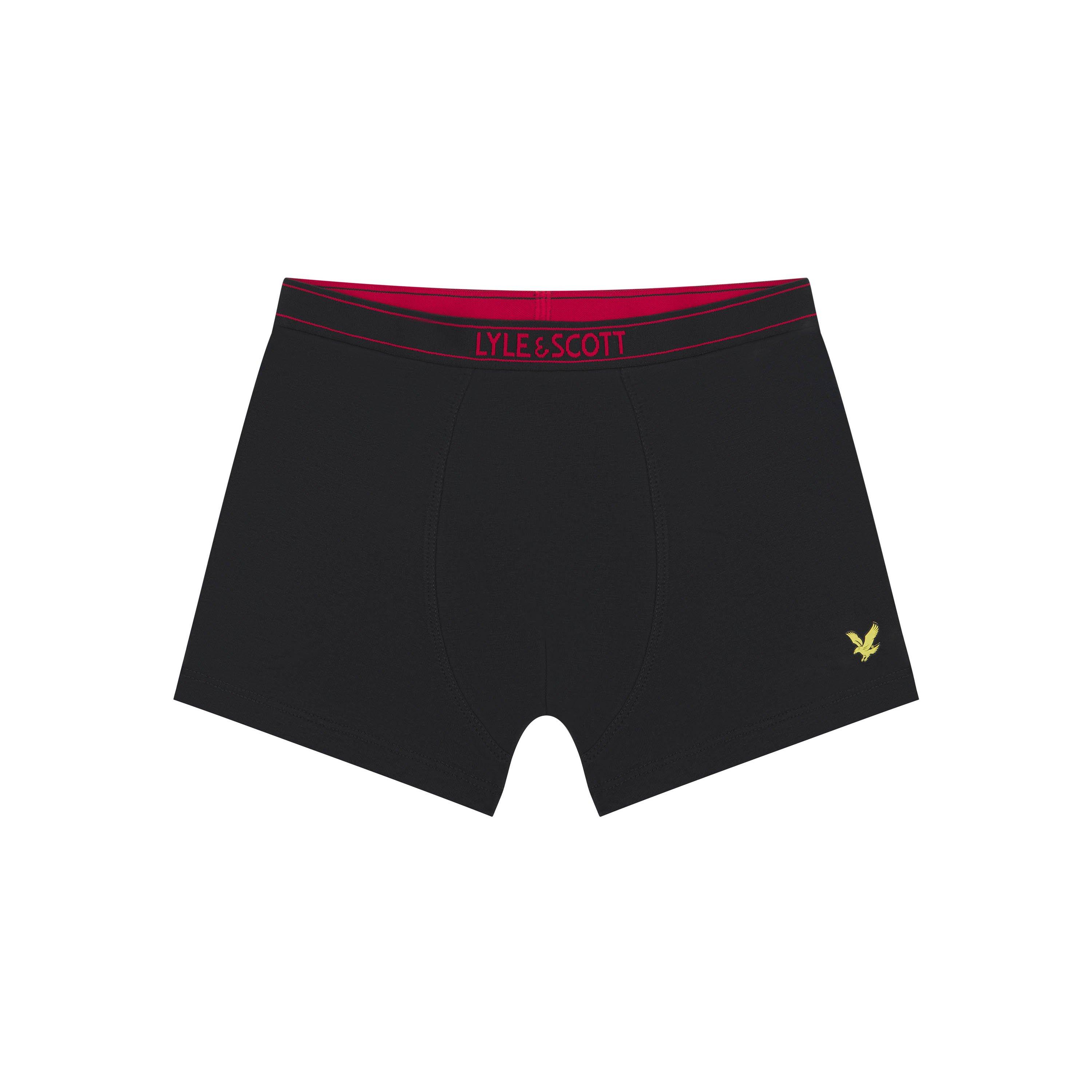 Black Multi - Lyle and Scott - Lyle Chadwick 3 Pk Tr Jn64 - 3
