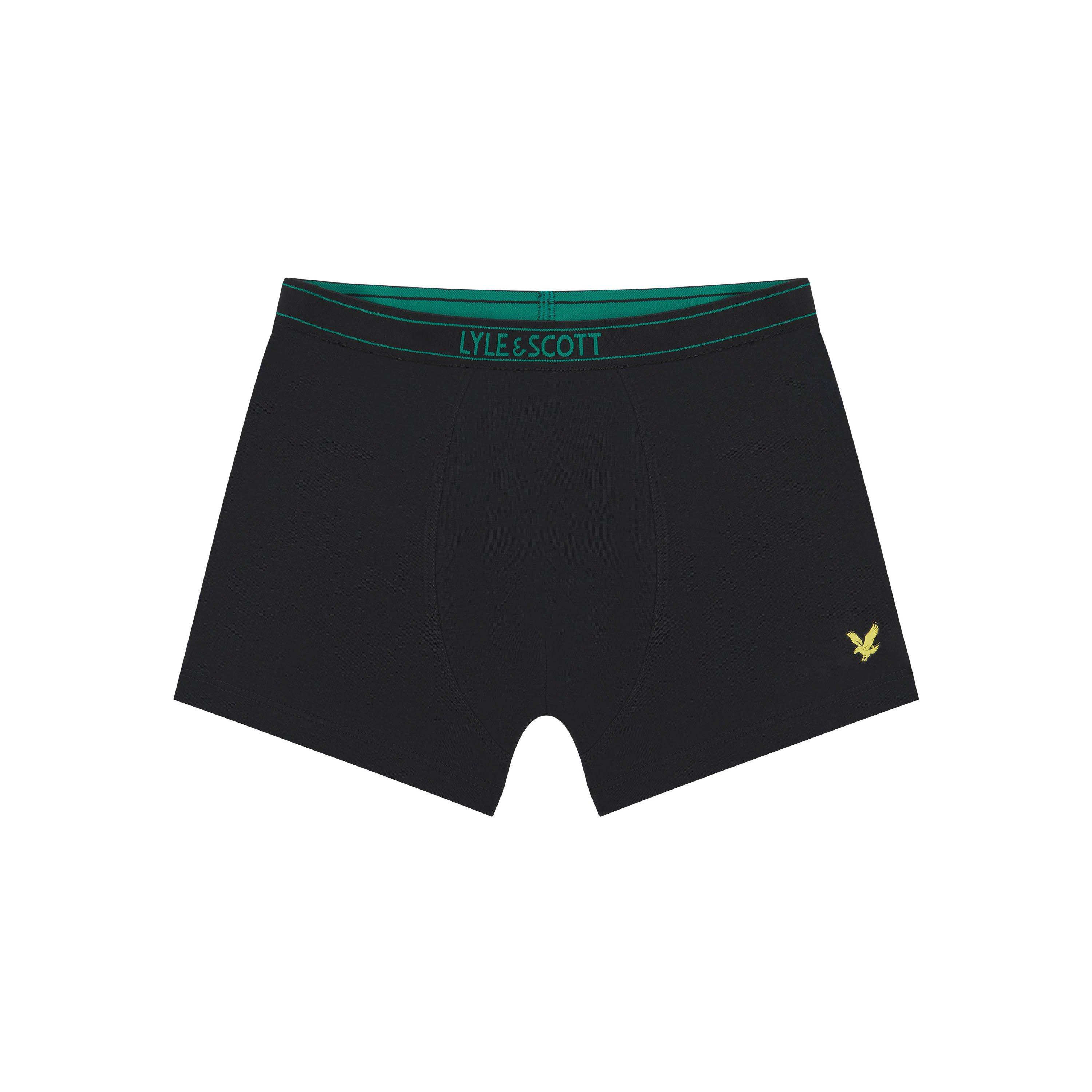 Black Multi - Lyle and Scott - Lyle Chadwick 3 Pk Tr Jn64 - 4