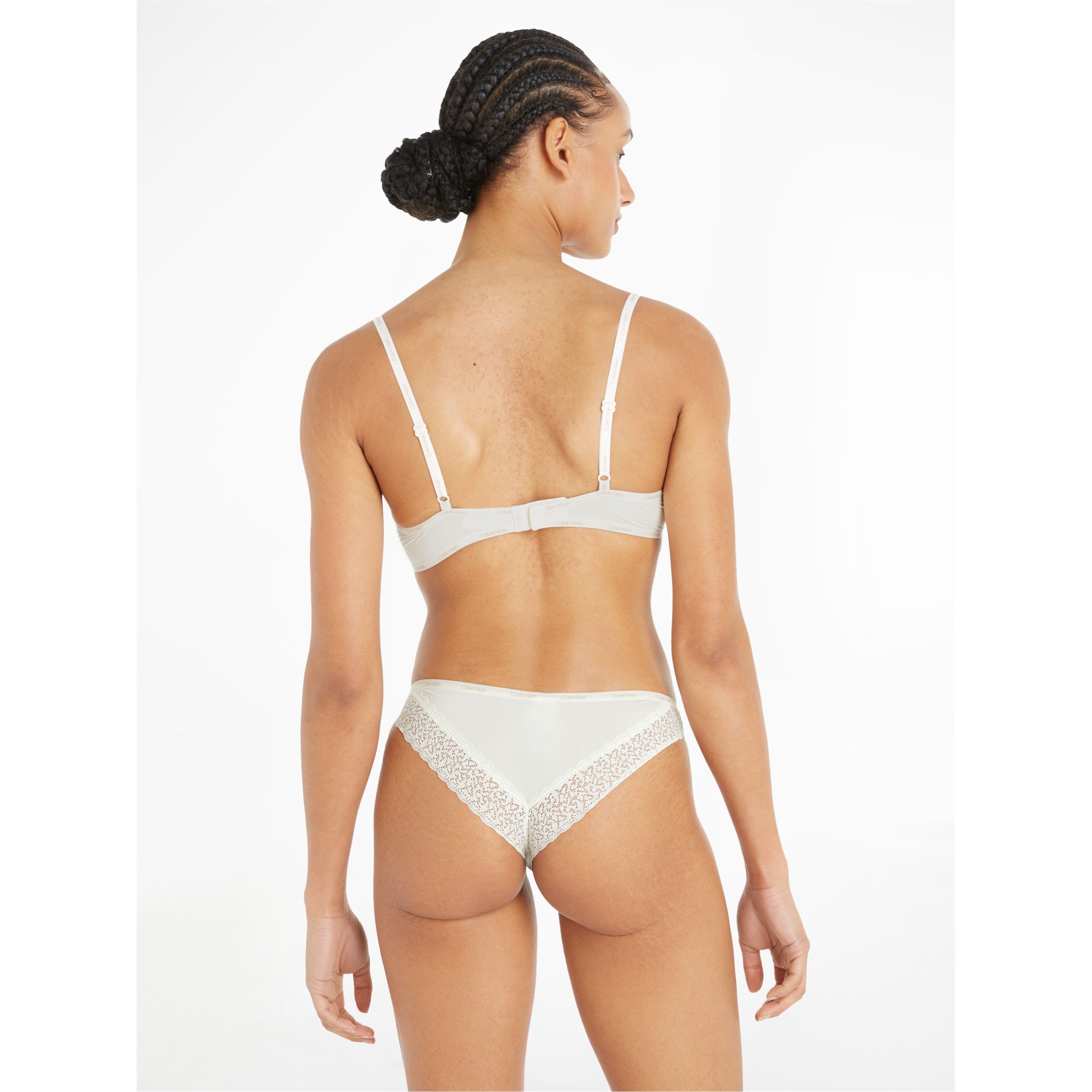 Ivory 101 - Calvin Klein - Flirty Plunge Bra - 3