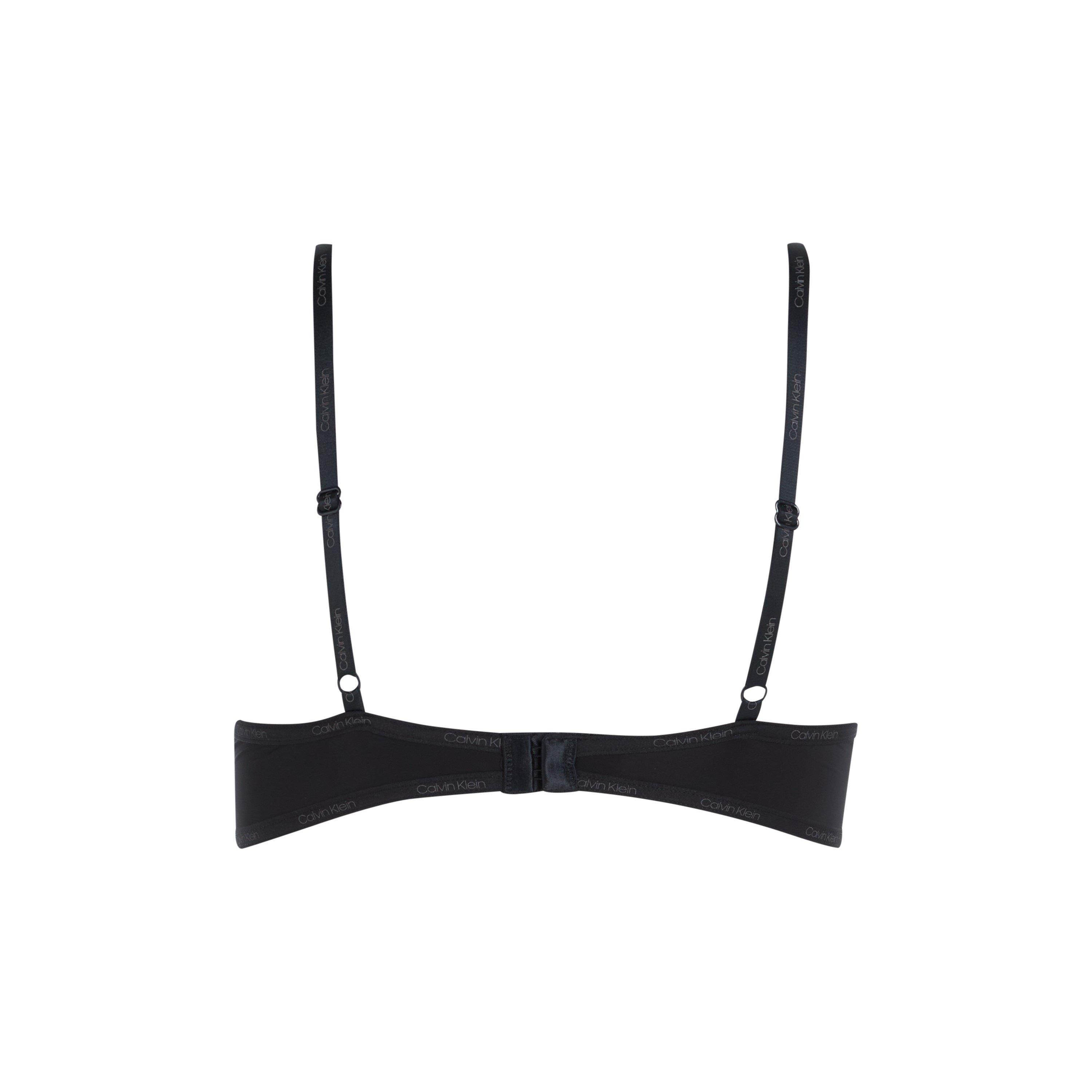 Black 001 - Calvin Klein - Calvin Flirty Plunge Bra - 6