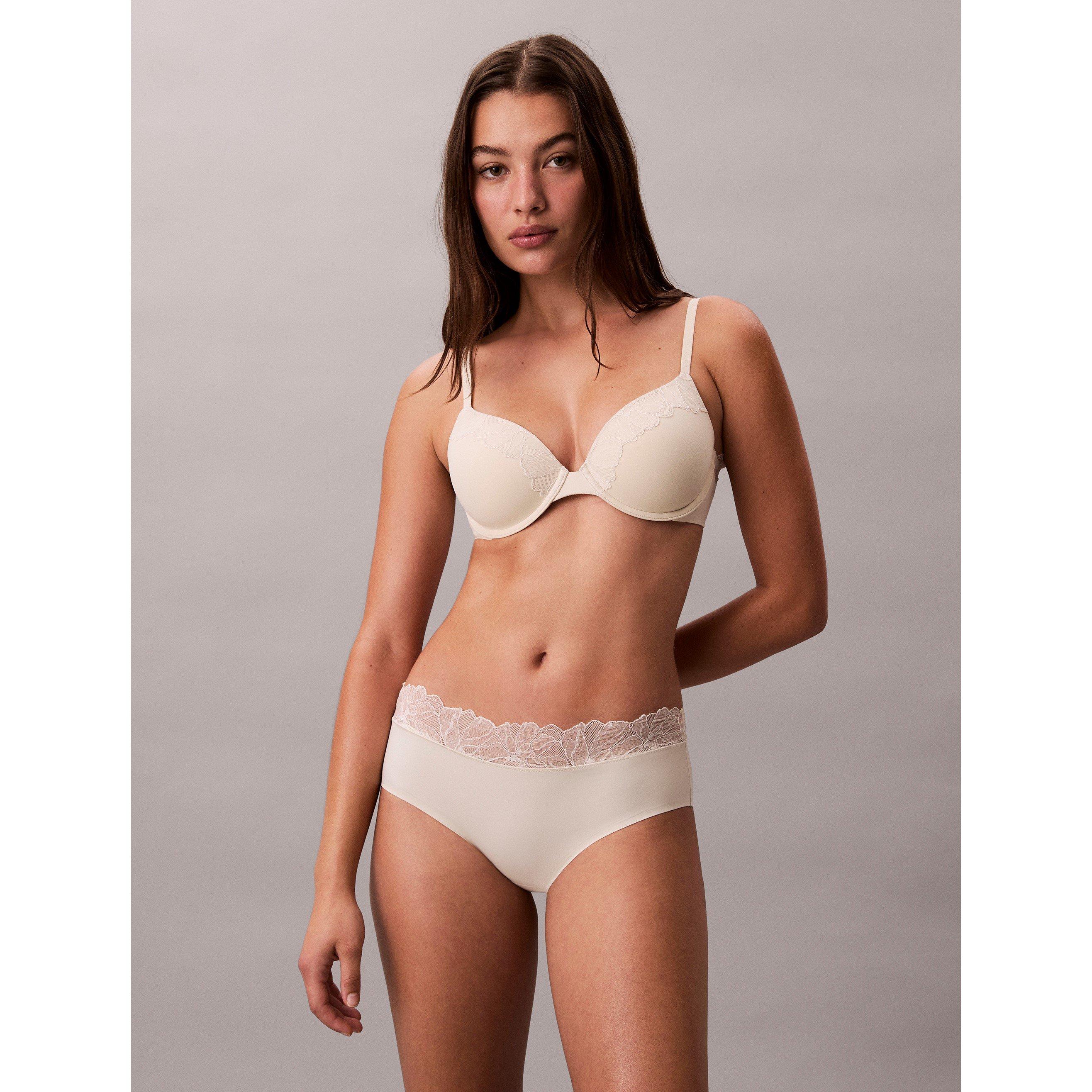 Bone White - Calvin Klein - Women's Perfect Fit T-Shirt Bra - 2
